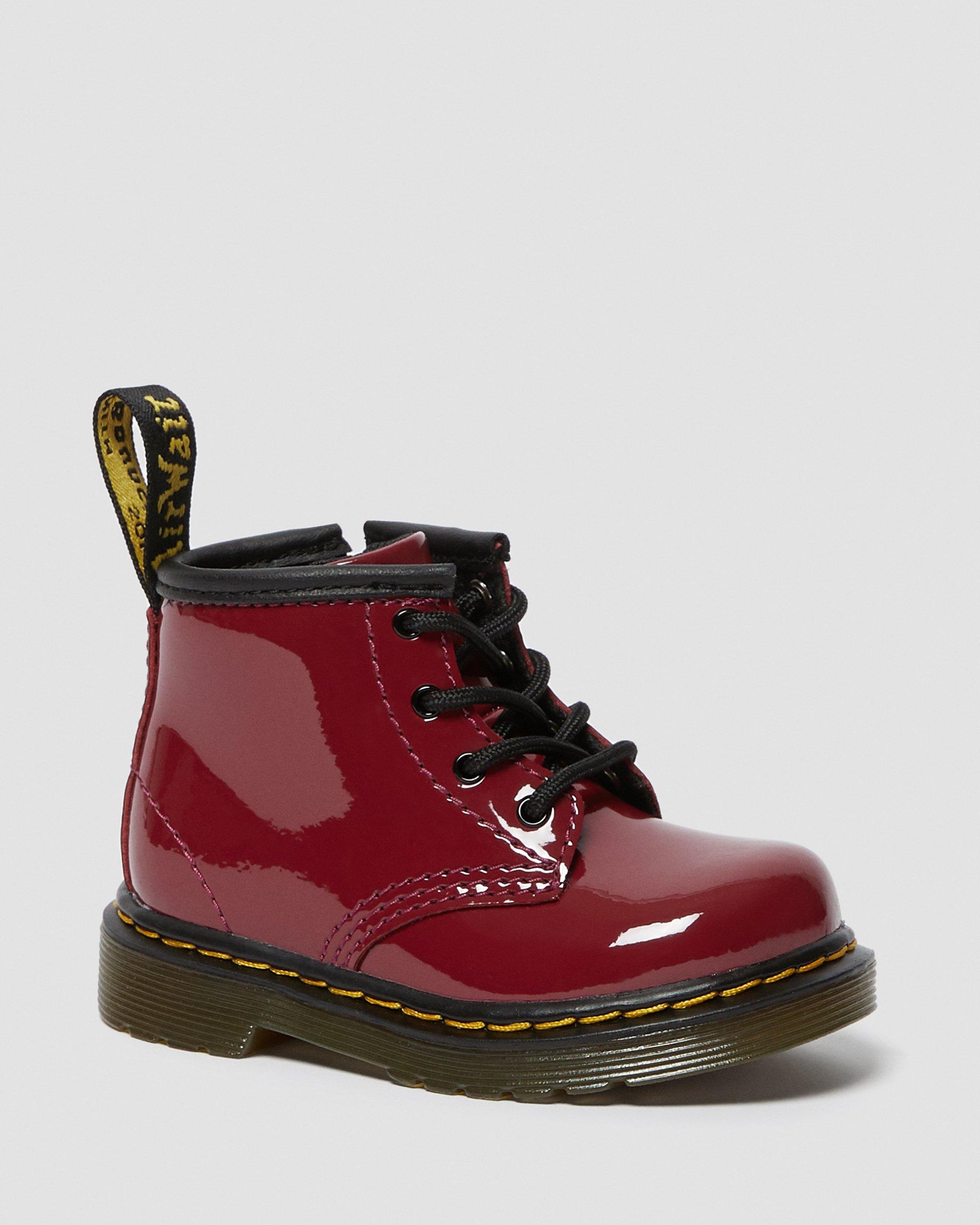 Infant 1460 Patent Leather Lace Up Boots