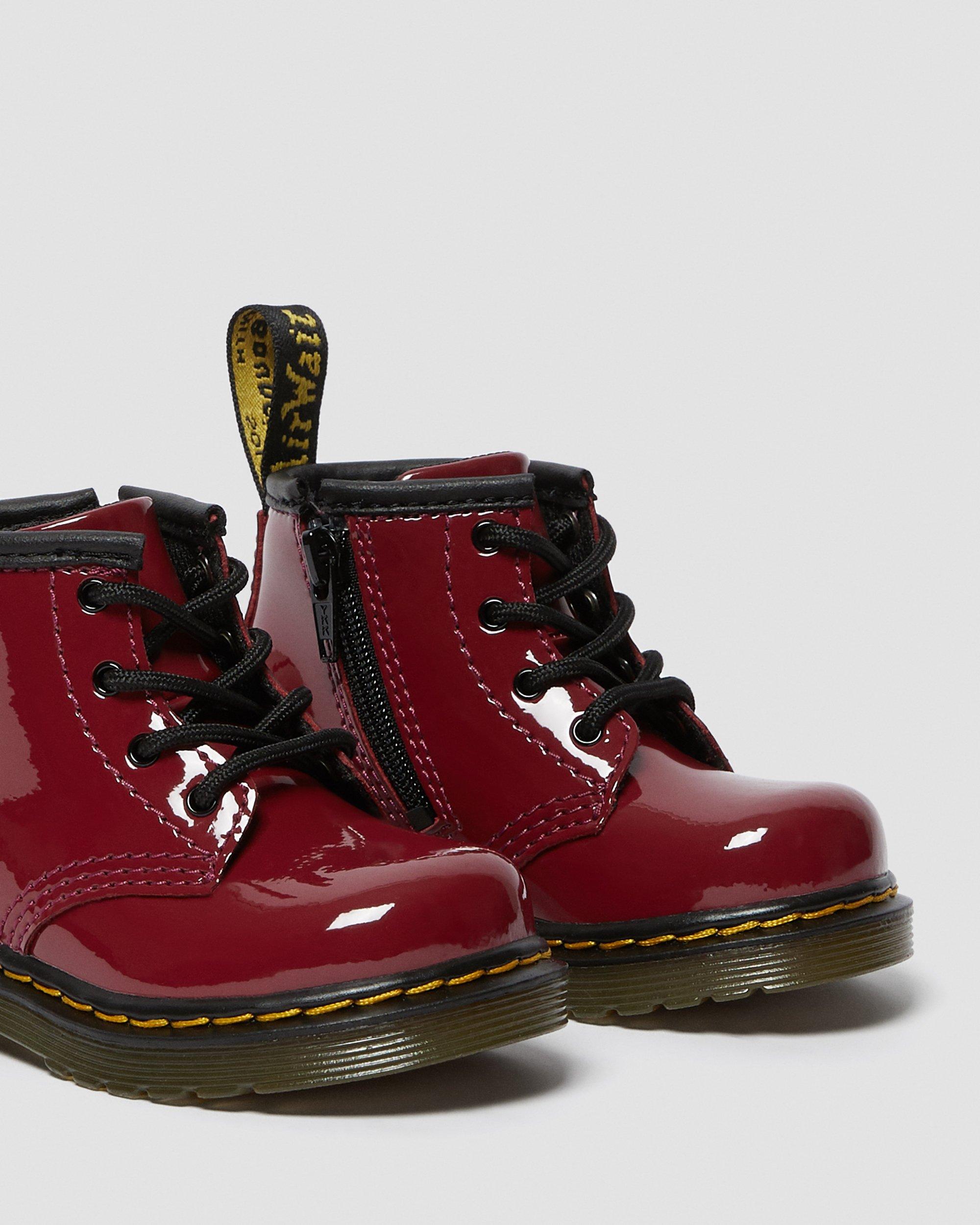 infant red boots