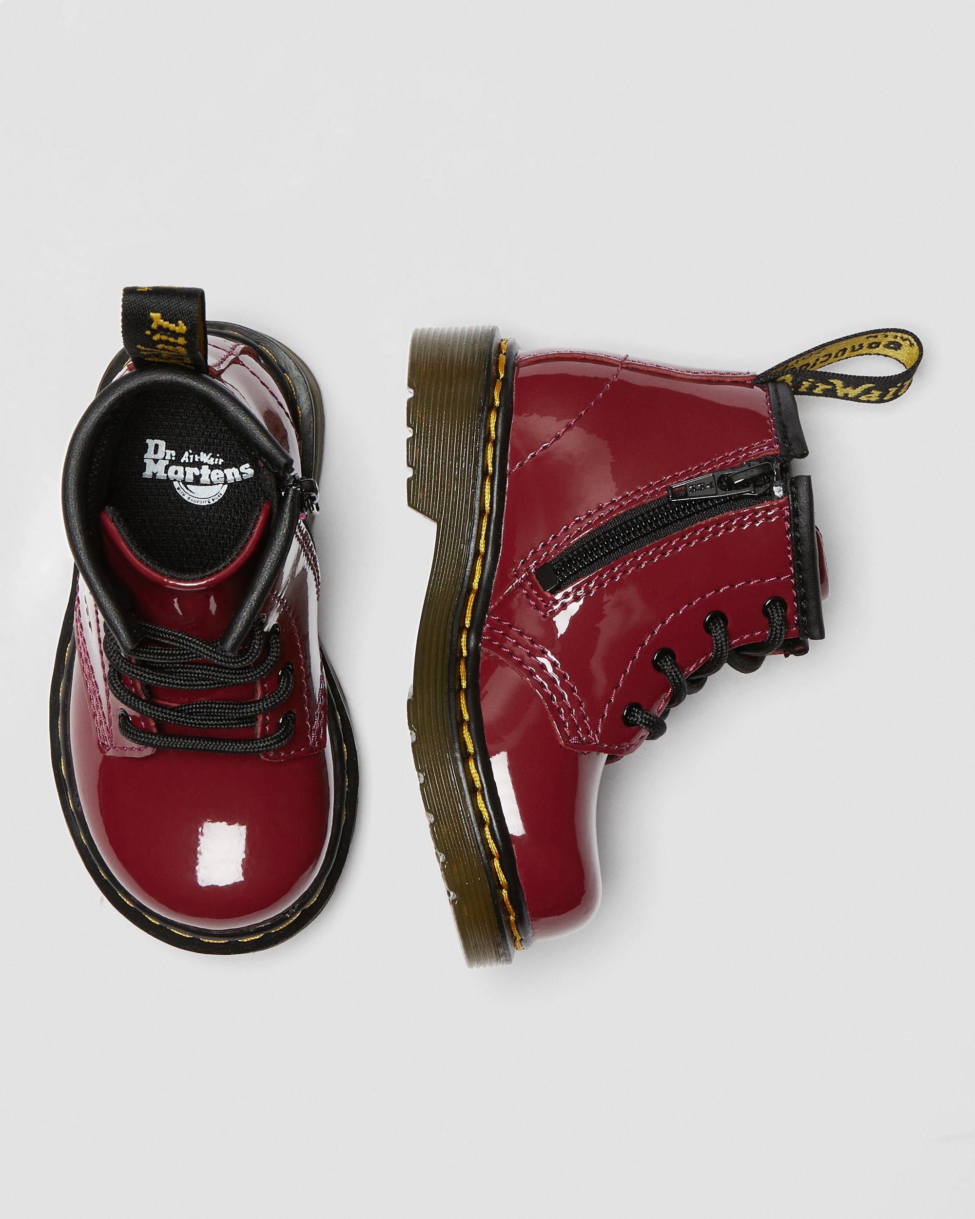 Infant 1460 Patent Leather Lace Up Boots Dr. Martens