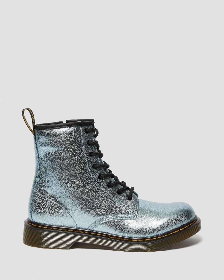 Youth 1460 Crinkle Metallic Lace Up Boots | Dr Martens