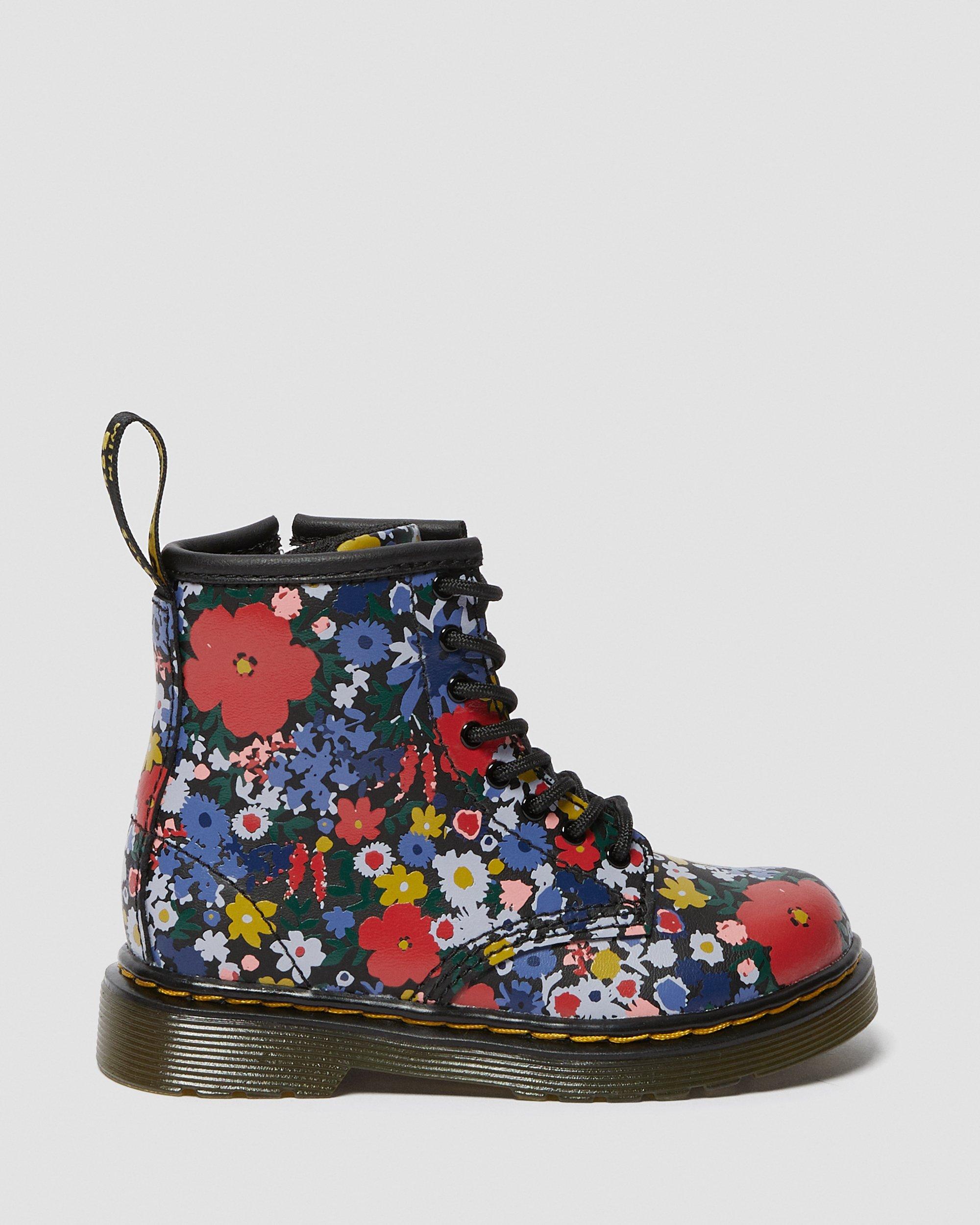 Toddler 1460 Floral Print Leather Boots | Dr.