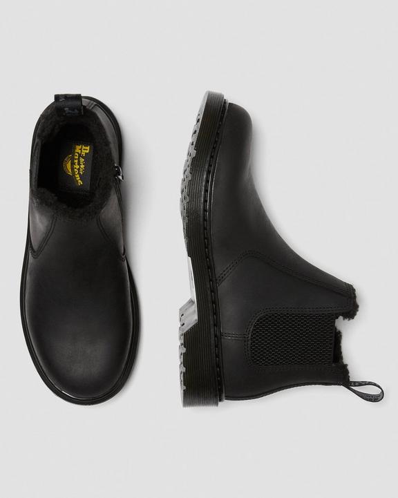 Youth 2976 Faux Fur Lined Chelsea Boots Dr. Martens