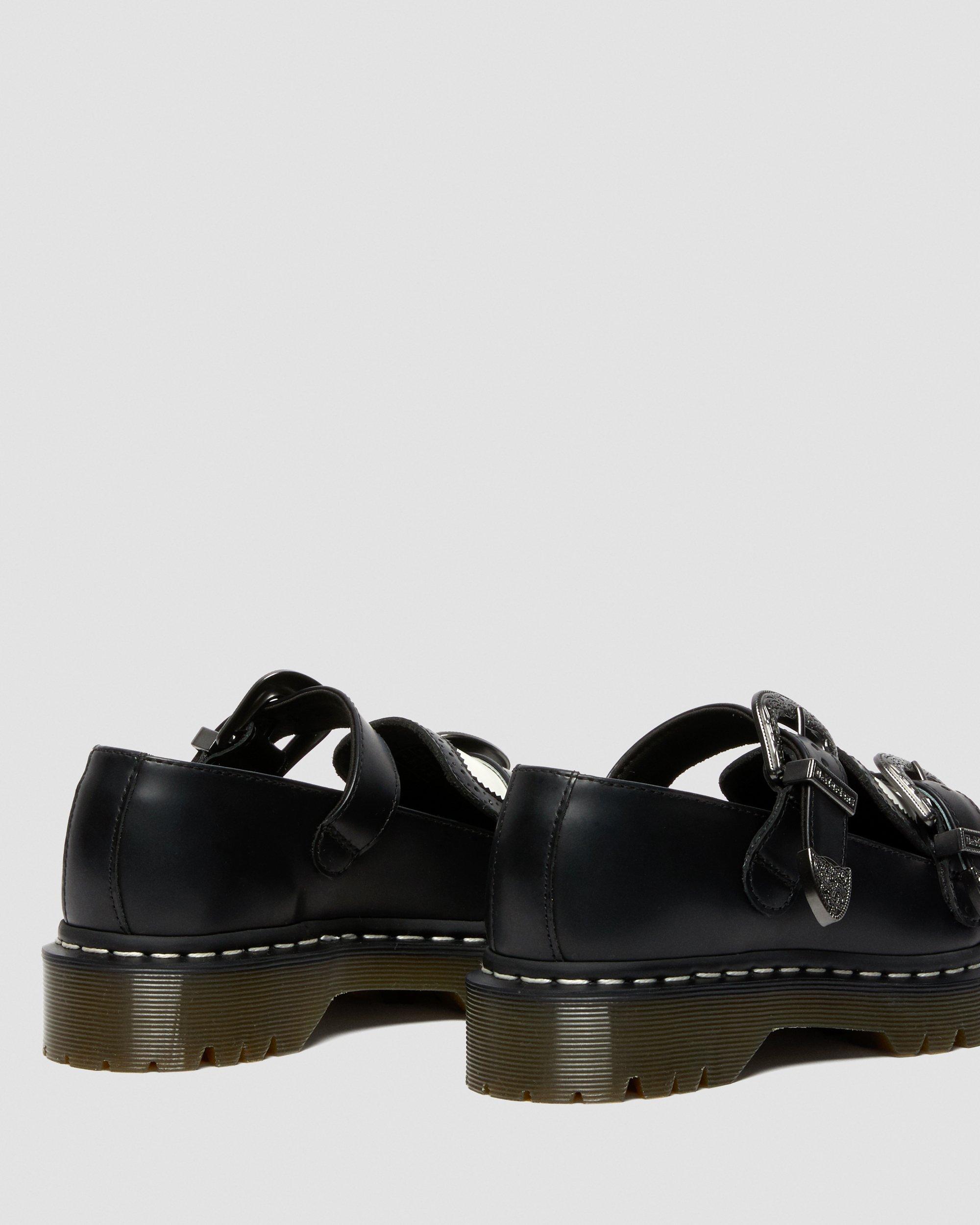未使用級 Dr.Martens MUKAI BROGUE ローファー 23.5 Mukai Bex Leather Brogue Shoes in BLACK & WHITE | Dr. Martens™