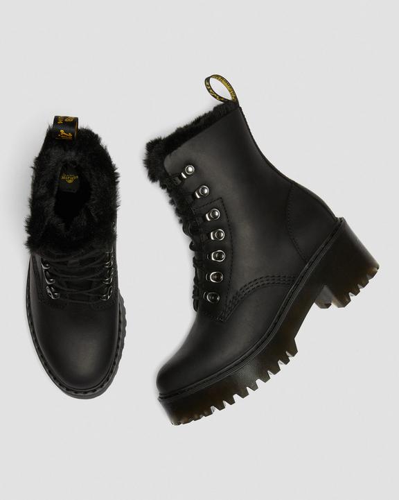 https://i1.adis.ws/i/drmartens/26190001.87.jpg?$large$Leona Faux Fur Platform Leather Boots Dr. Martens