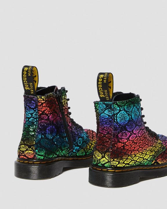 TODDLER PASCAL METALLIC SUEDE ANKLE BOOTS Dr. Martens