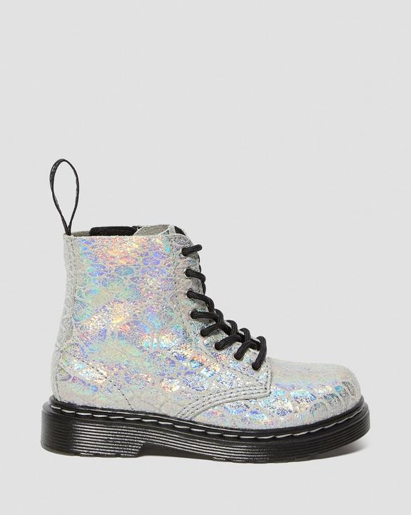 1460 PASCAL TTODDLER PASCAL METALLIC SUEDE ANKLE BOOTS Dr. Martens