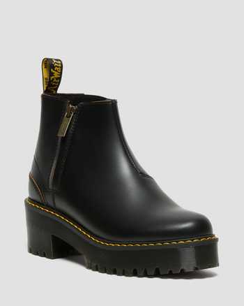 ROMETTY II VINTAGE SMOOTH LEATHER ANKLE BOOTS