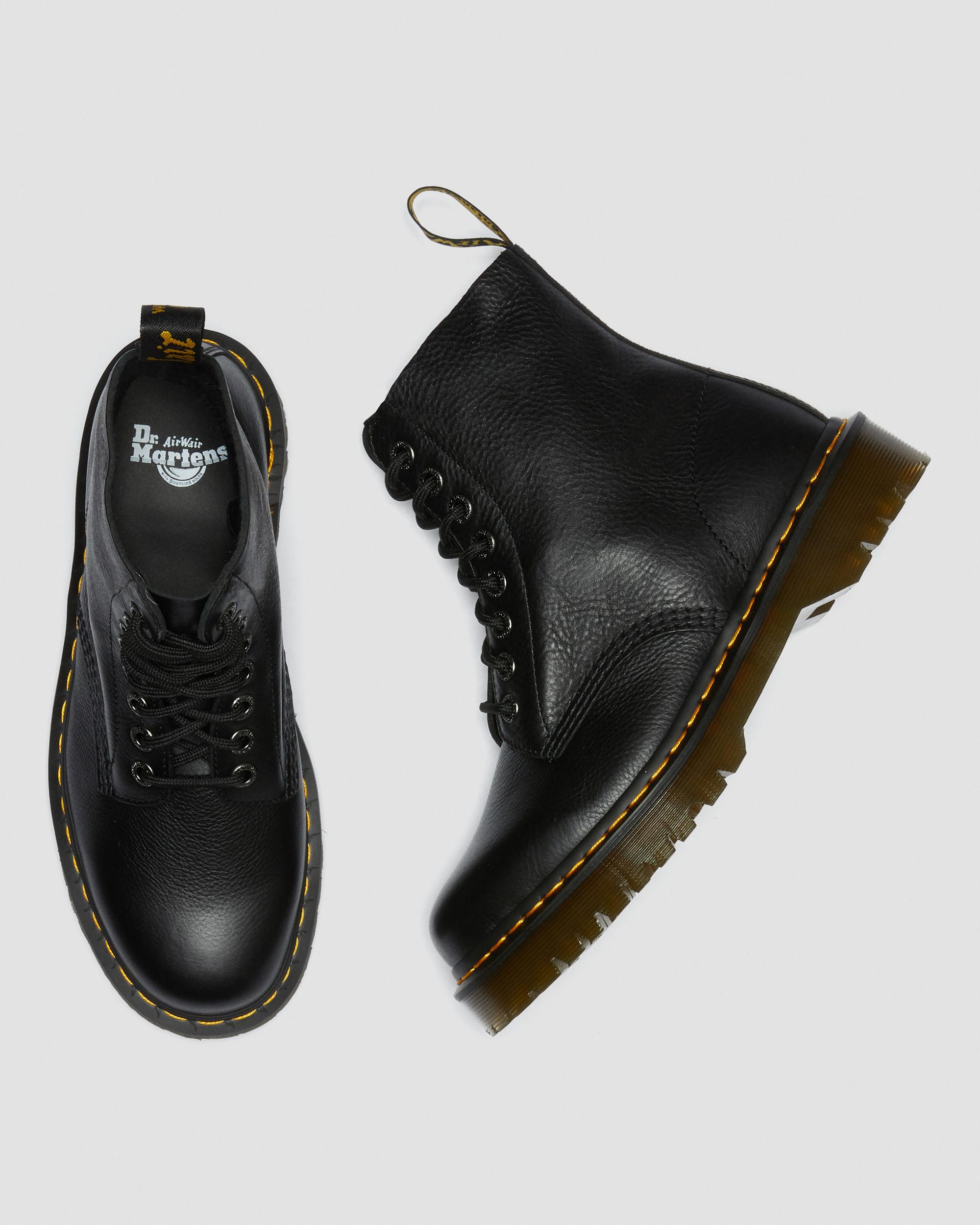 1460 Pascal Bex Pisa Leather Lace Up Boots in Black | Dr. Martens