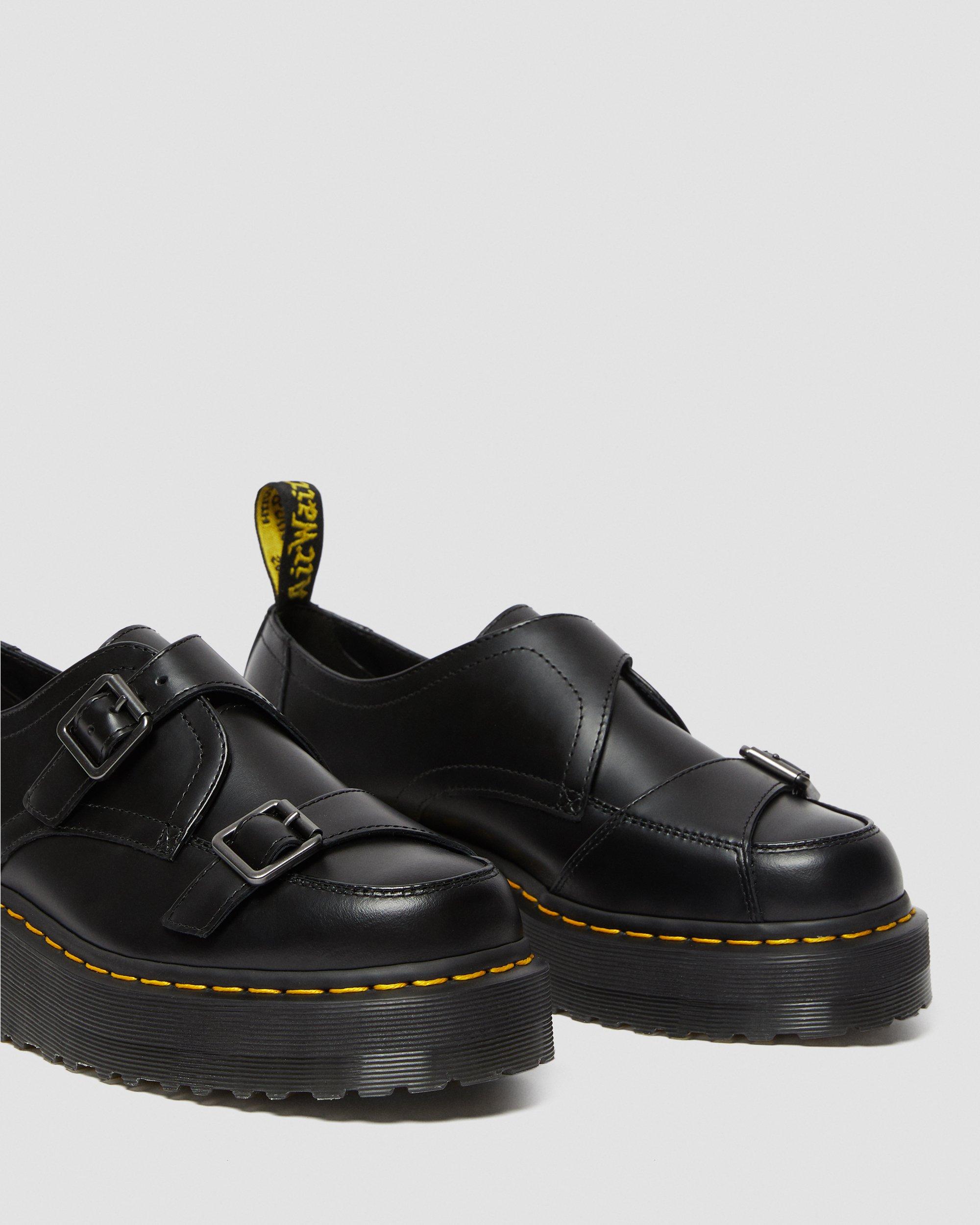 Sidney Monk Strap Creeper Platform Shoes in Black | Dr. Martens