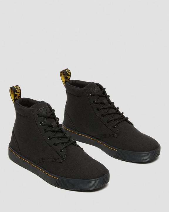 Cairo Canvas Chukka Boots in Black Canvas | Dr. Martens Cairo Canvas Chukka Boots in Black Canvas | Dr. Martens