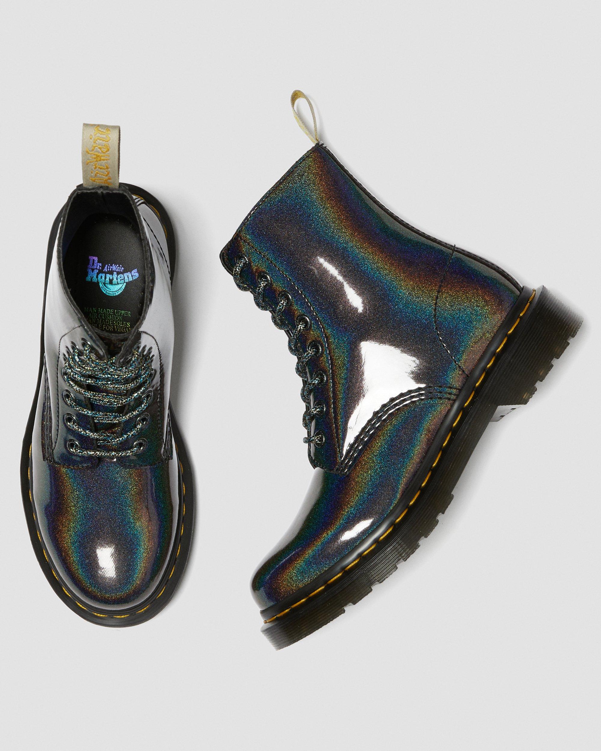 Vegan 1460 Pascal Lace Up Boots in GUNMETAL | Dr. Martens™