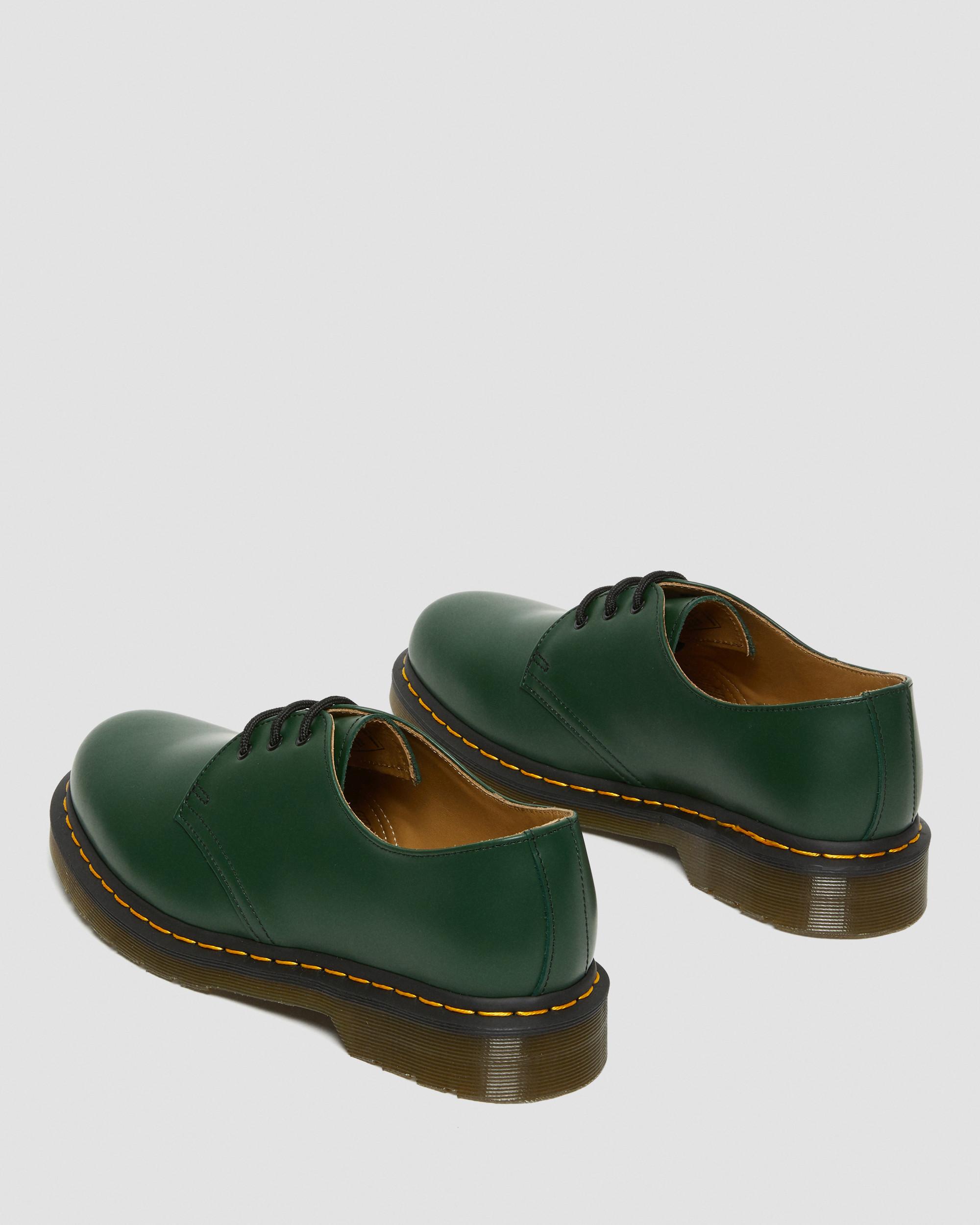 1461 Smooth Leather Oxford Shoes in Green