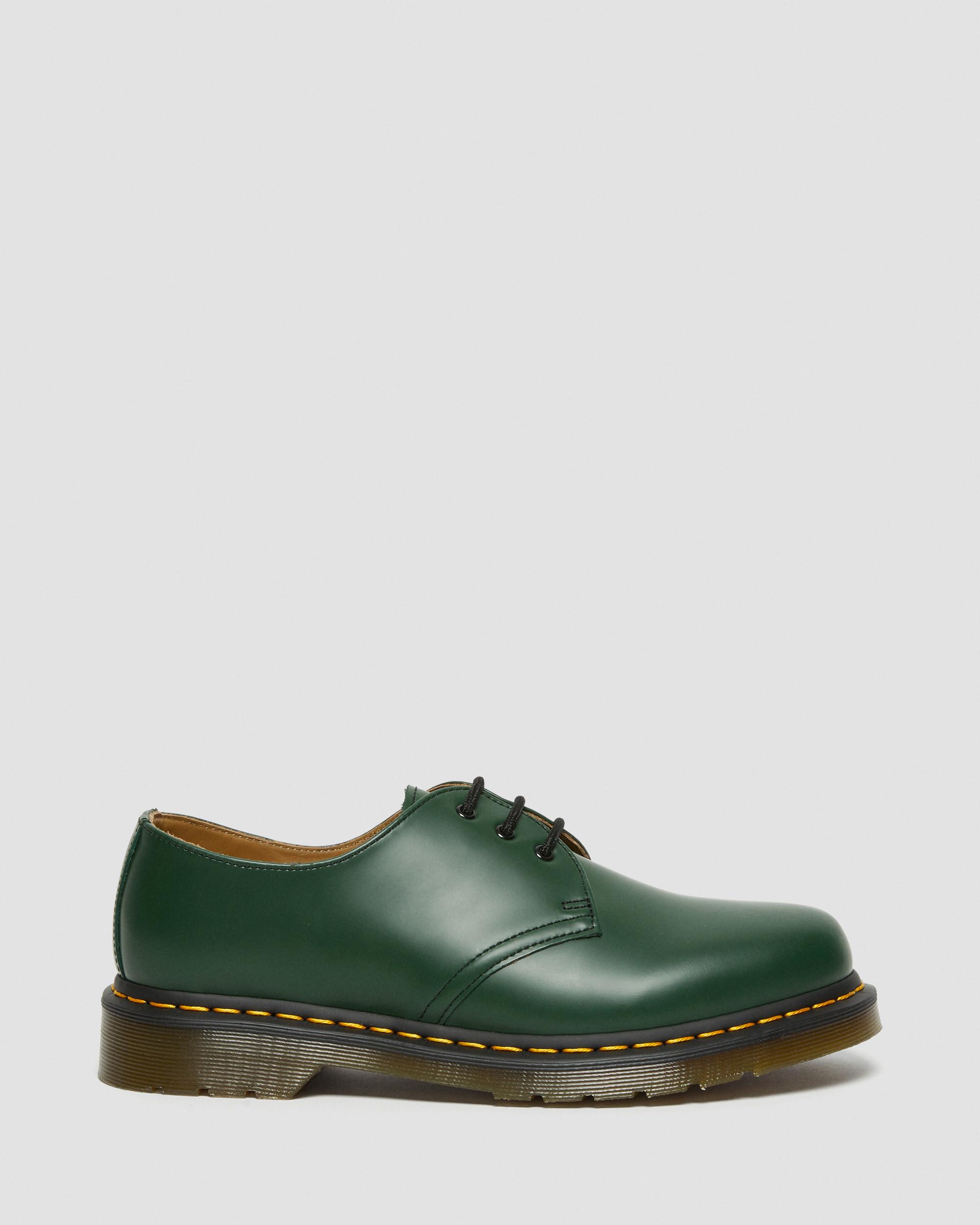 1461 Smooth Leather Oxford Shoes in GREEN | Dr. Martens™