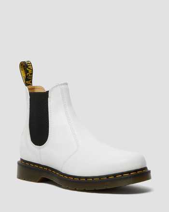 2976 Yellow Stitch Smooth Leather Chelsea Boots
