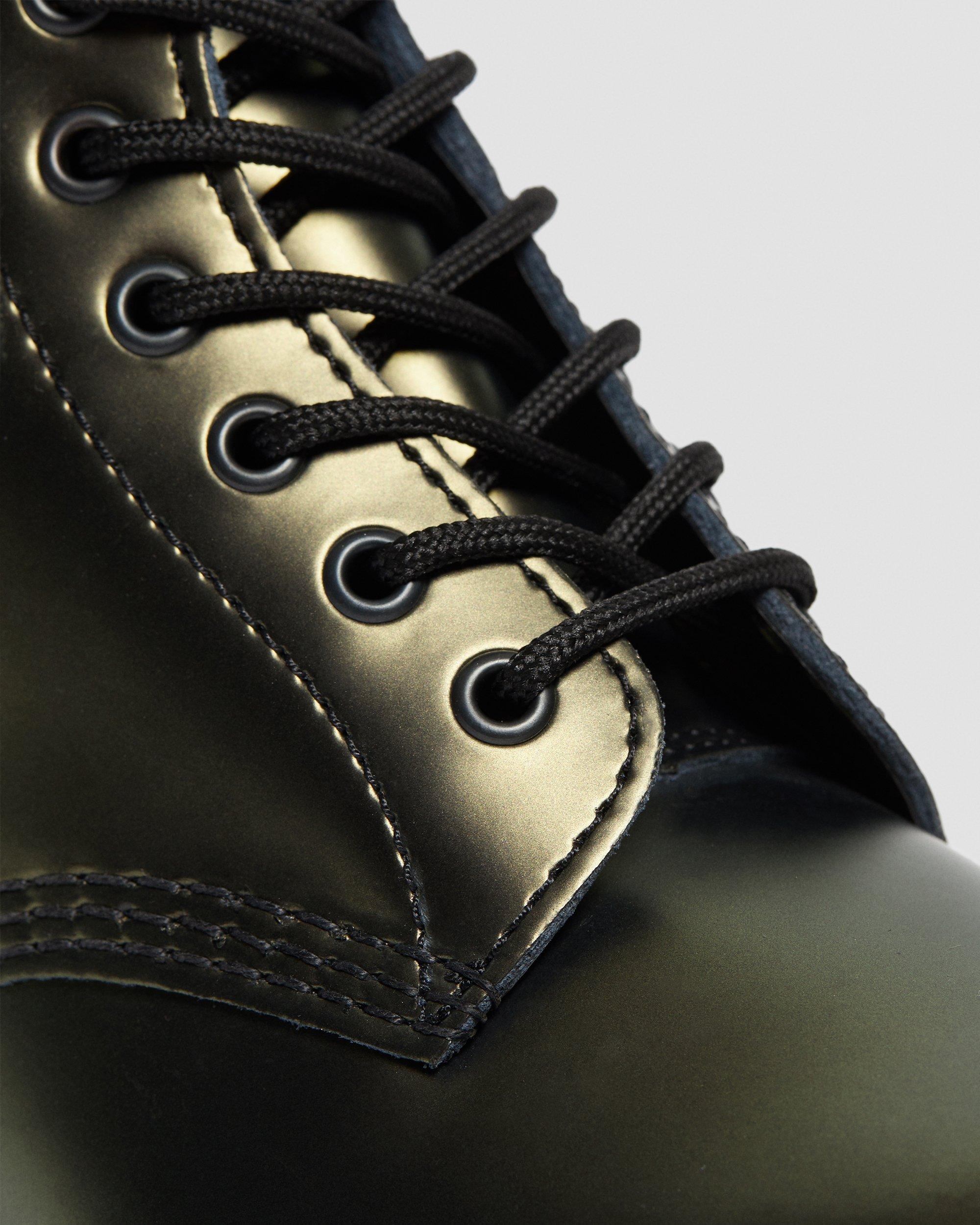 1460 Pascal Chroma Metallic Leather Boots in Gold | Dr. Martens display picture 1