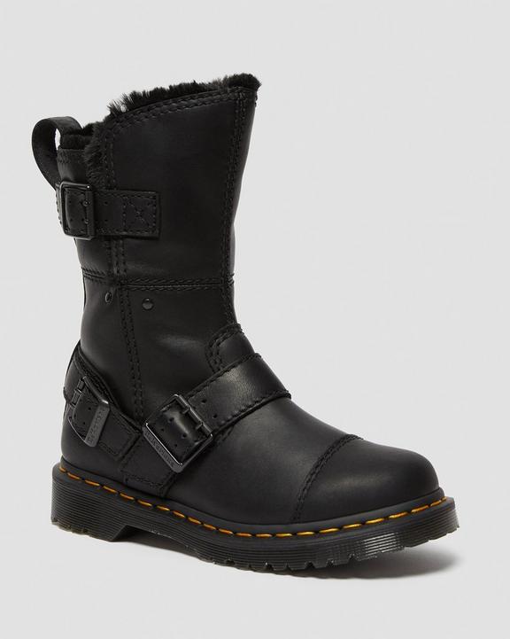 https://i1.adis.ws/i/drmartens/26235001.87.jpg?$large$Kristy Mid Calf Faux Fur Leather Boots Dr. Martens