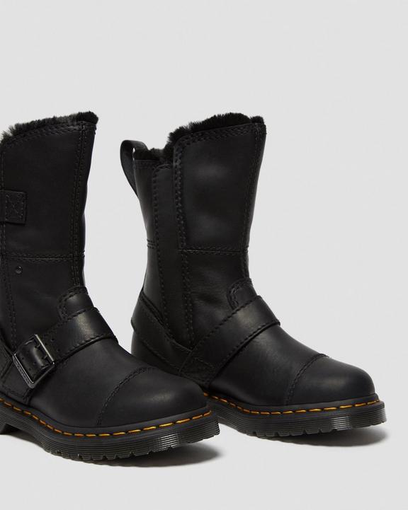 https://i1.adis.ws/i/drmartens/26235001.87.jpg?$large$Kristy Mid Calf Faux Fur Leather Boots Dr. Martens