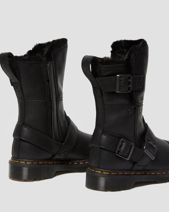 Heel veel goeds Ongepast Uiterlijk Kristy Mid Calf Faux Fur Leather Boots | Dr. Martens