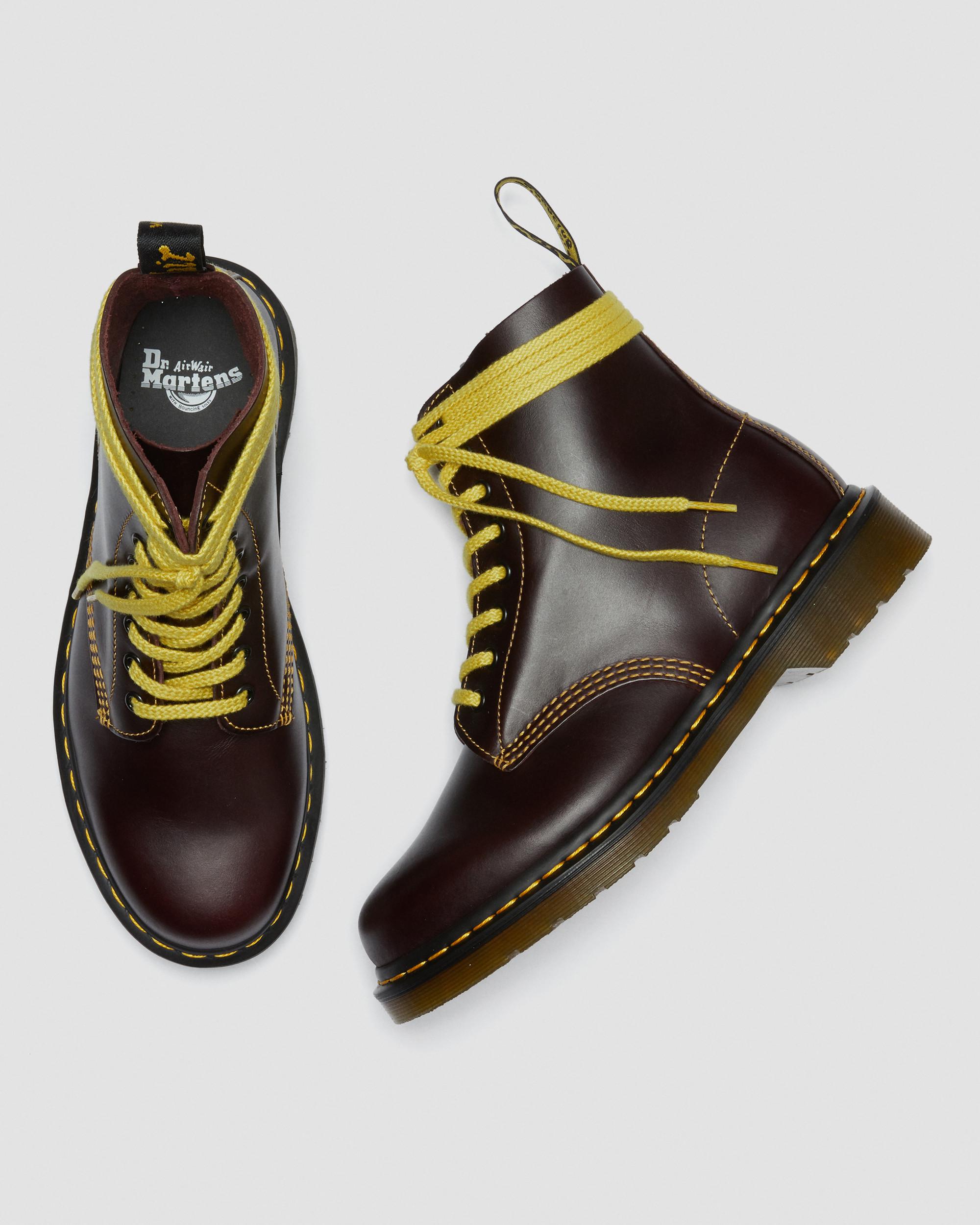 1460 Pascal Atlas Leather Lace Up Boots in Oxblood | Dr. Martens