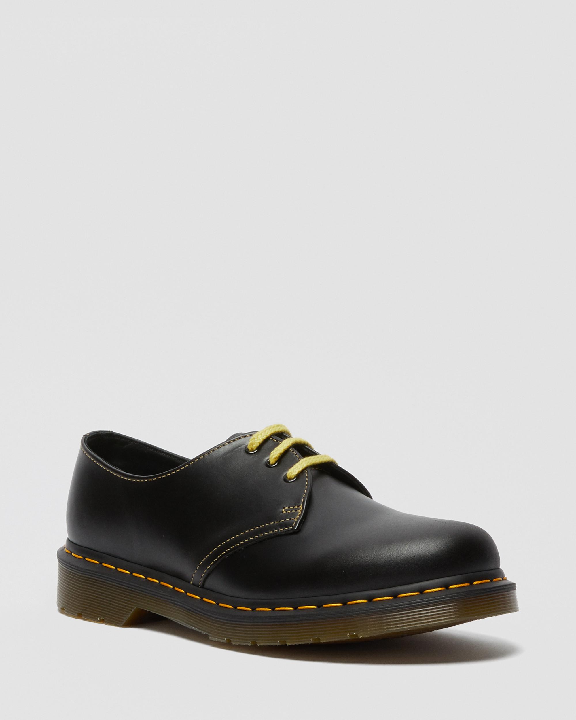1461 Atlas Leather Oxford Shoes in DARK GREY | Dr. Martens™
