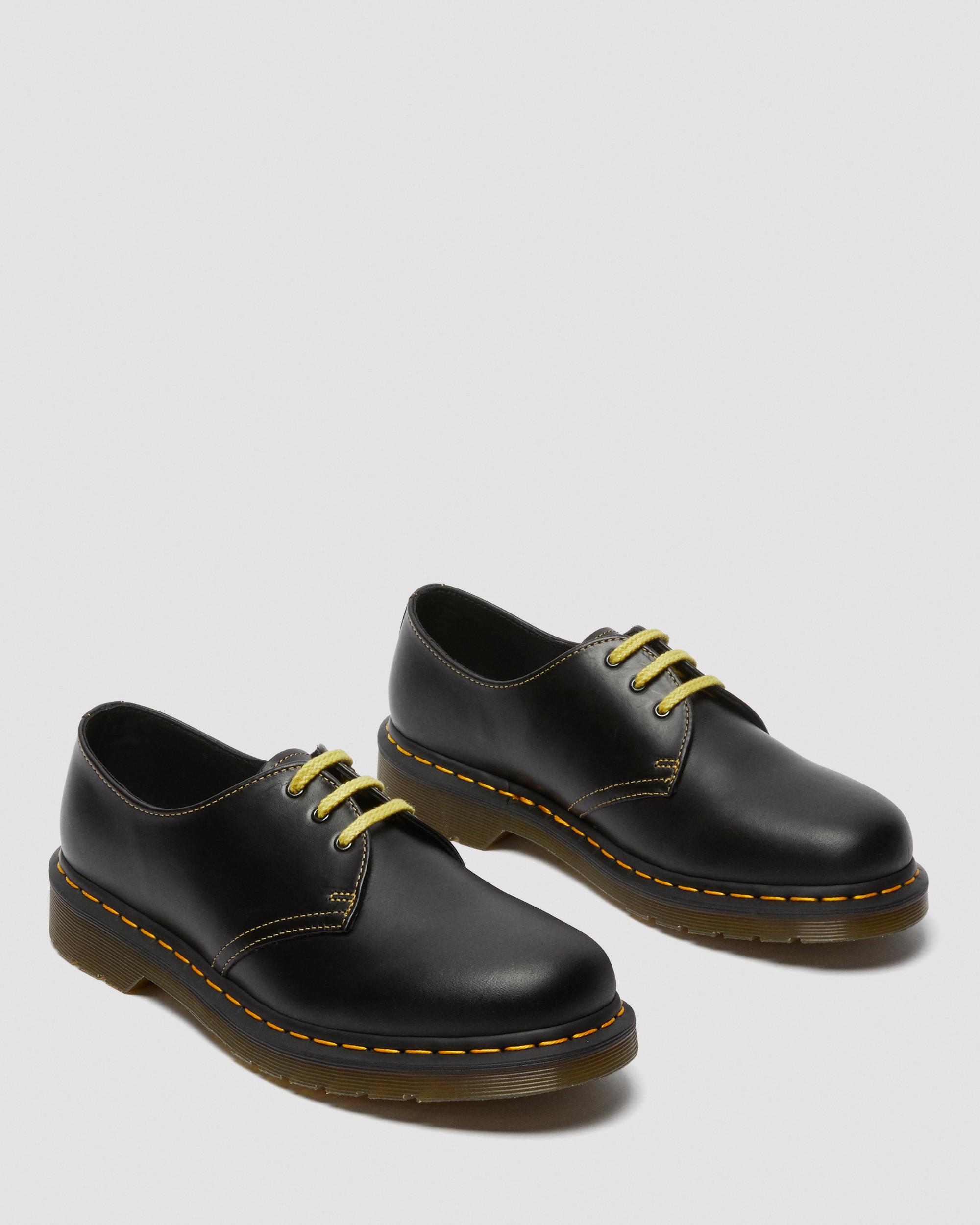 1461 Atlas Leather Oxford Shoes in Dark Grey | Dr. Martens