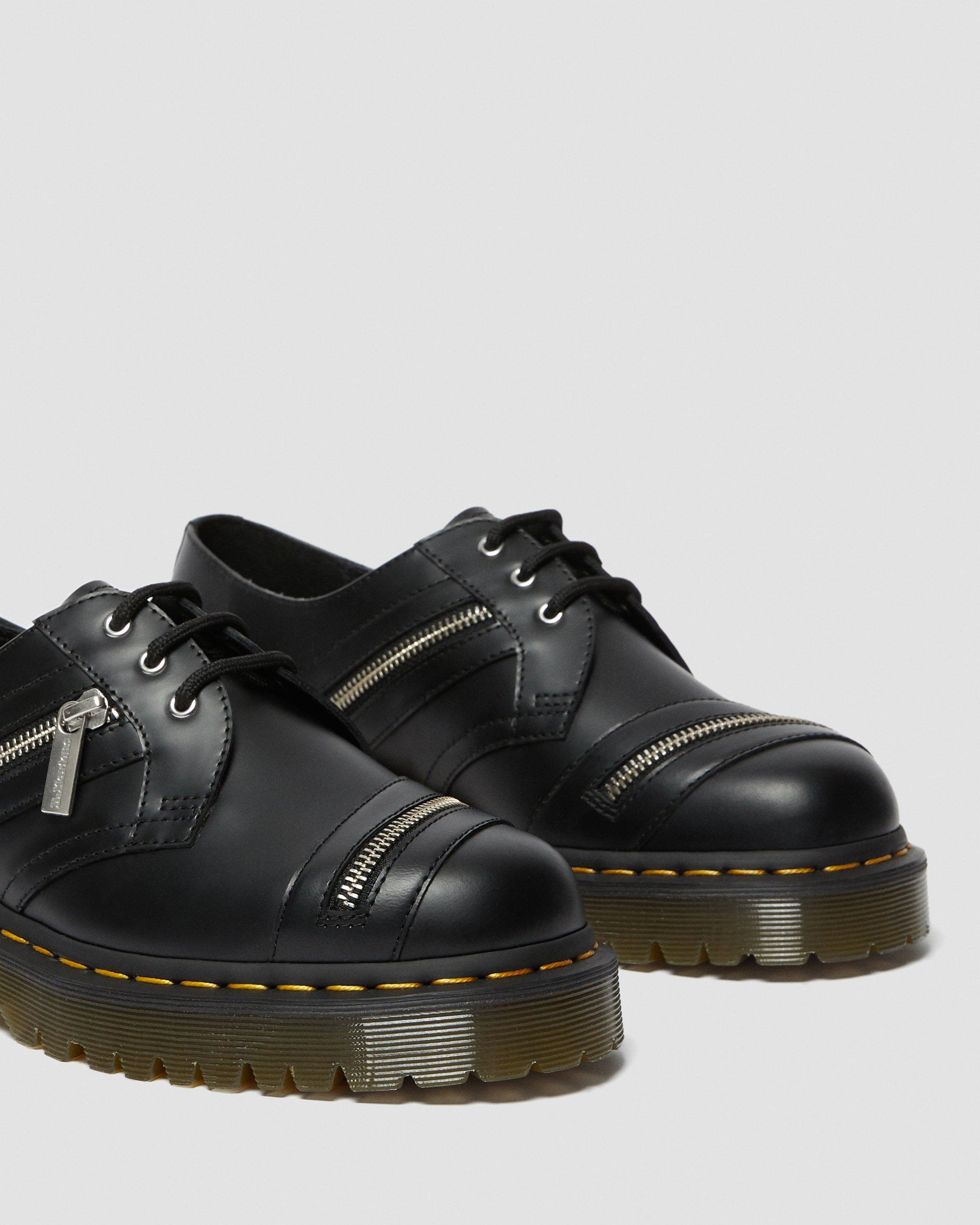 1461 Bex Zip Leather Shoes in BLACK | Dr. Martens™