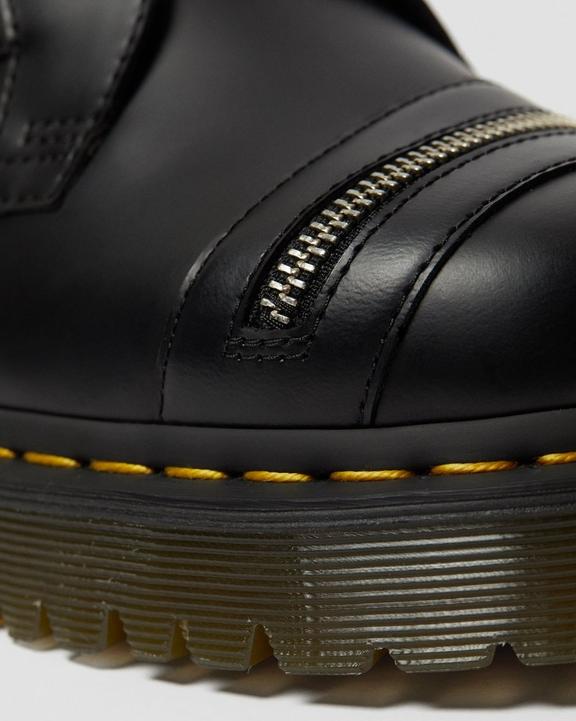 1461 Bex Zip Leather Shoes in Black | Dr. Martens 1461 Bex Zip Leather Shoes in Black | Dr. Martens