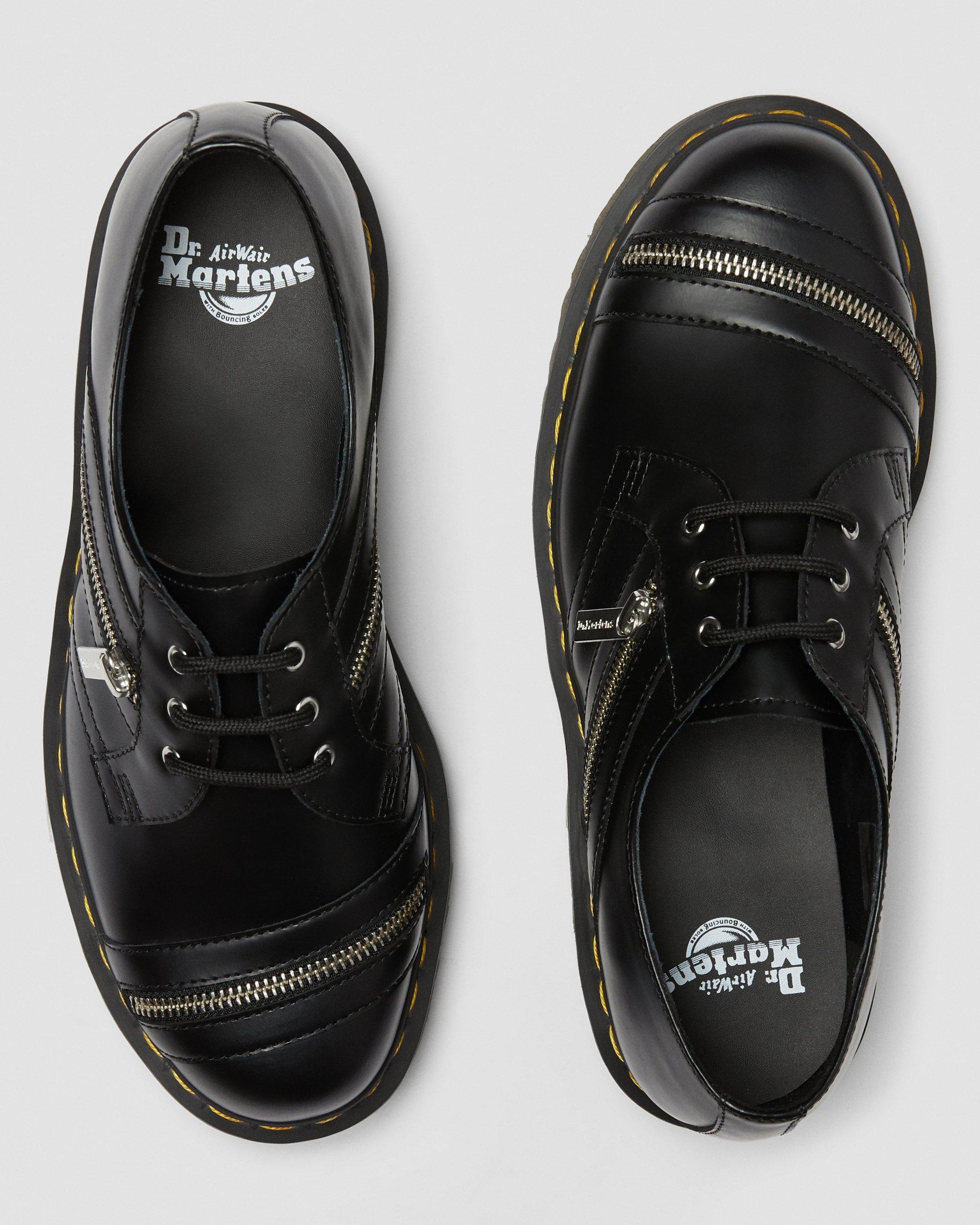 1461 Bex Zip Leather Shoes in BLACK | Dr. Martens™