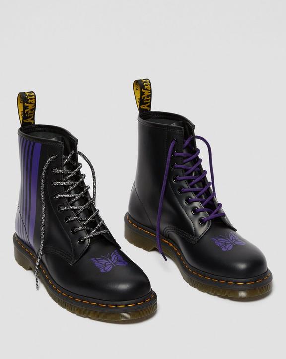 1460 Needles Leather Ankle Boots Dr. Martens