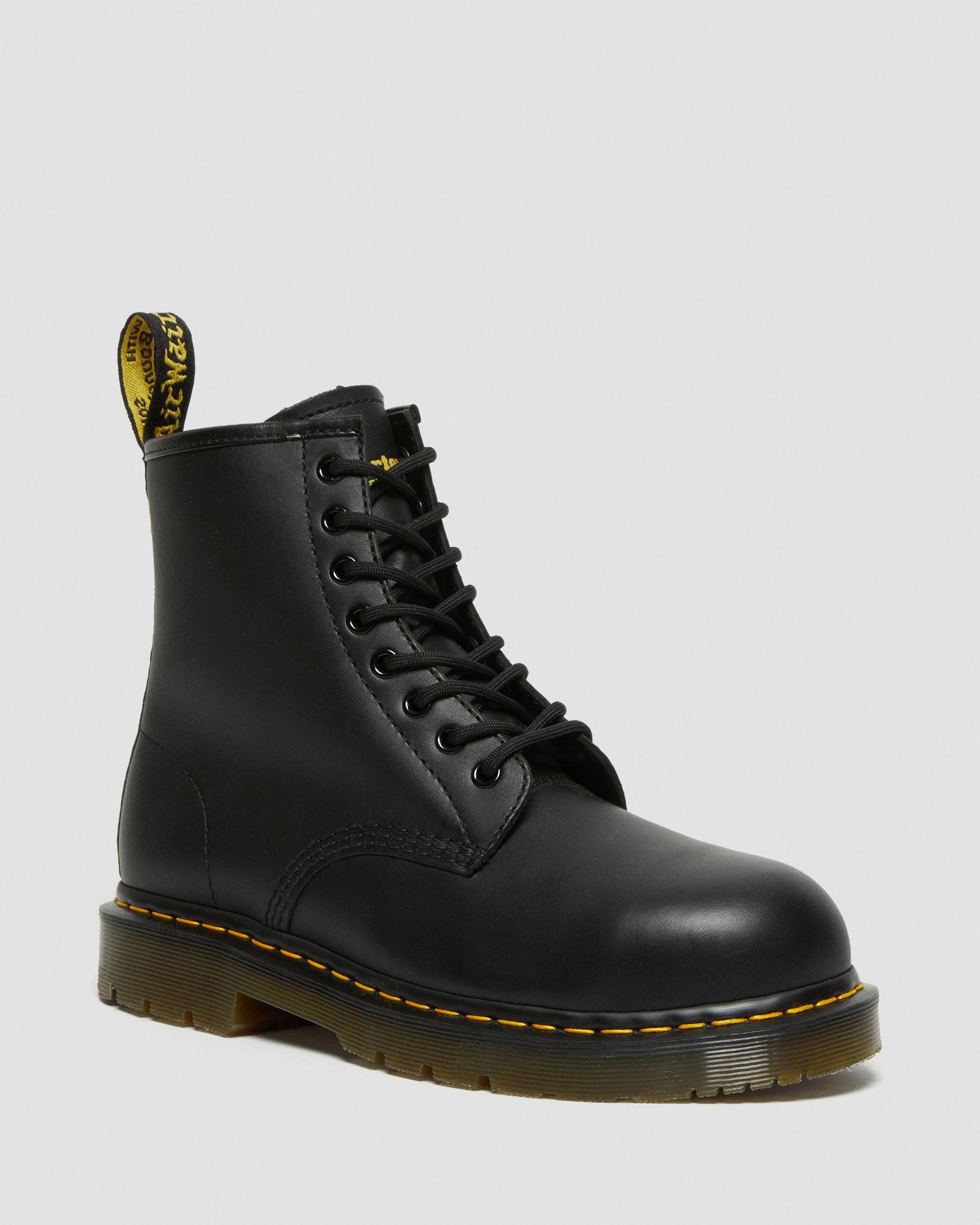1460 Slip Resistant Steel Toe Boots in BLACK | Dr. Martens™