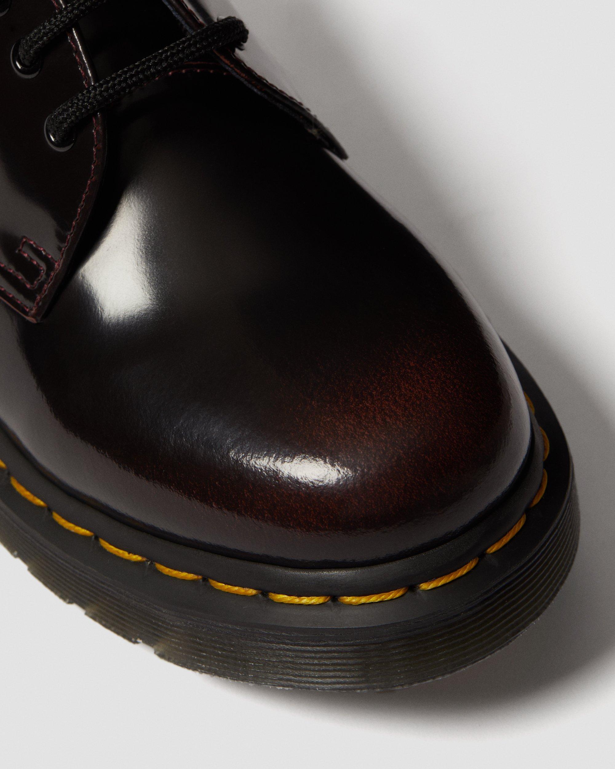 1461 Women's Arcadia Leather Oxford Shoes in CHERRY RED | Dr. Martens™