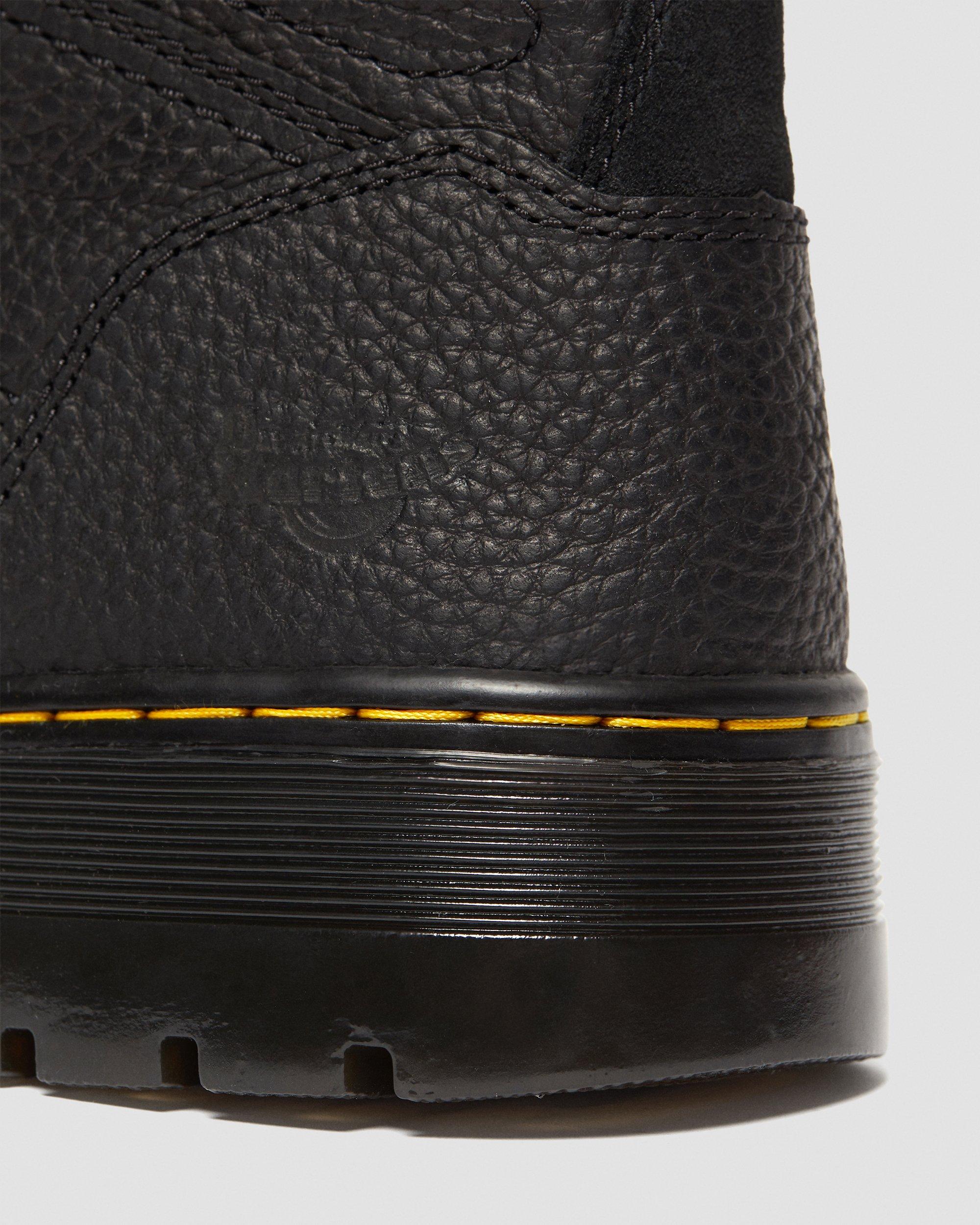 Pitch Steel Toe Leather Boots in BLACK | Dr. Martens™