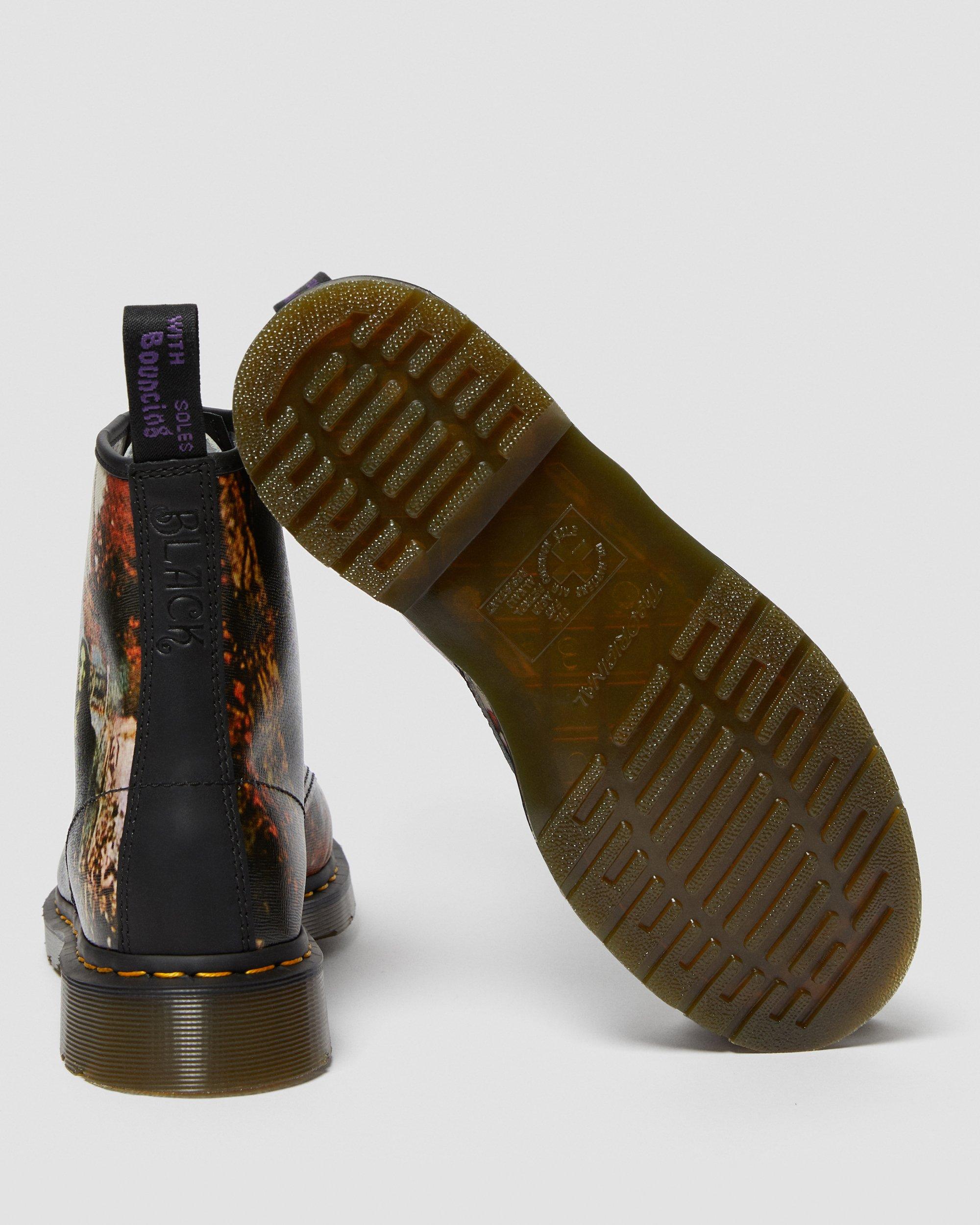 1460 Black Sabbath Lace Up Boots in MULTI+BLACK | Dr. Martens™