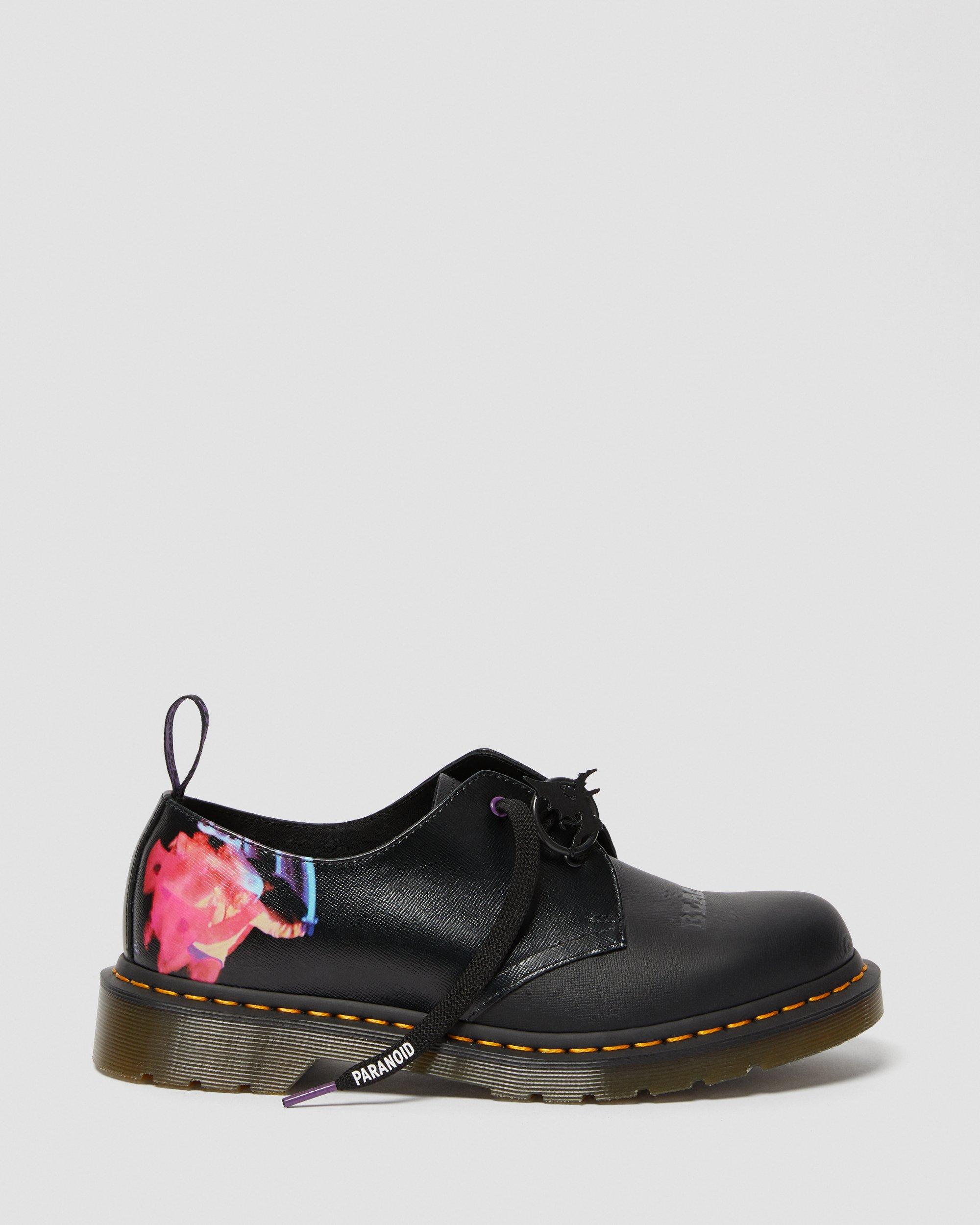 1461 Black Sabbath Lace Up Shoes in BLACK+MULTI | Dr. Martens™