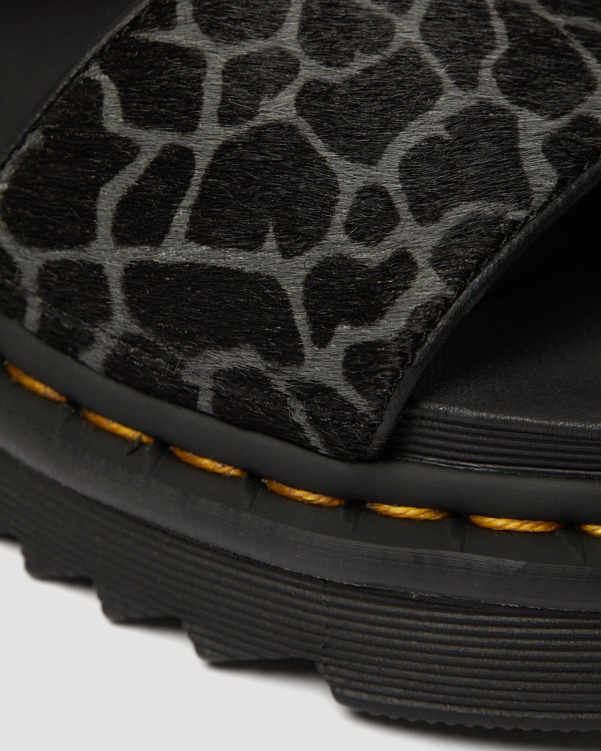 Dr marten best sale sandals leopard