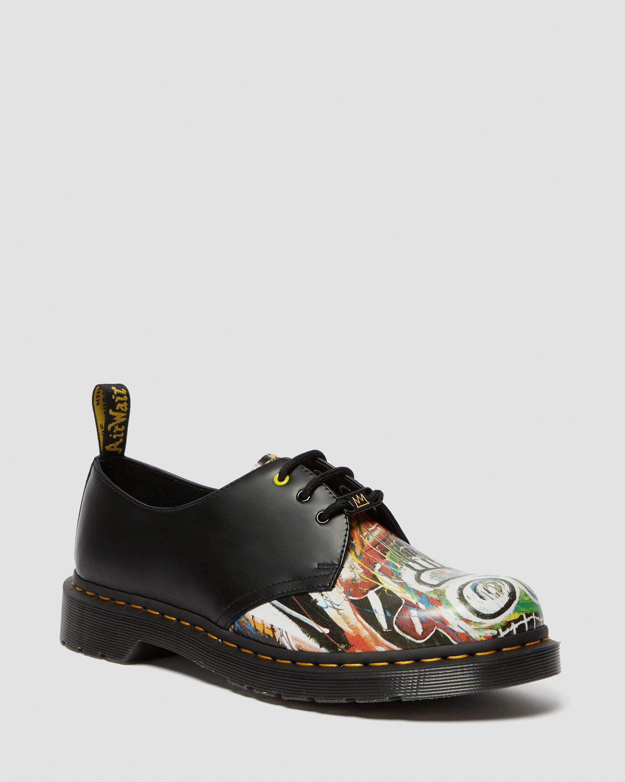 靴 Dr. Martens 1461 BASQUIAT II US8 1461 Basquiat Leather Oxford Shoes in BLACK+MULTI | Dr. Martens™