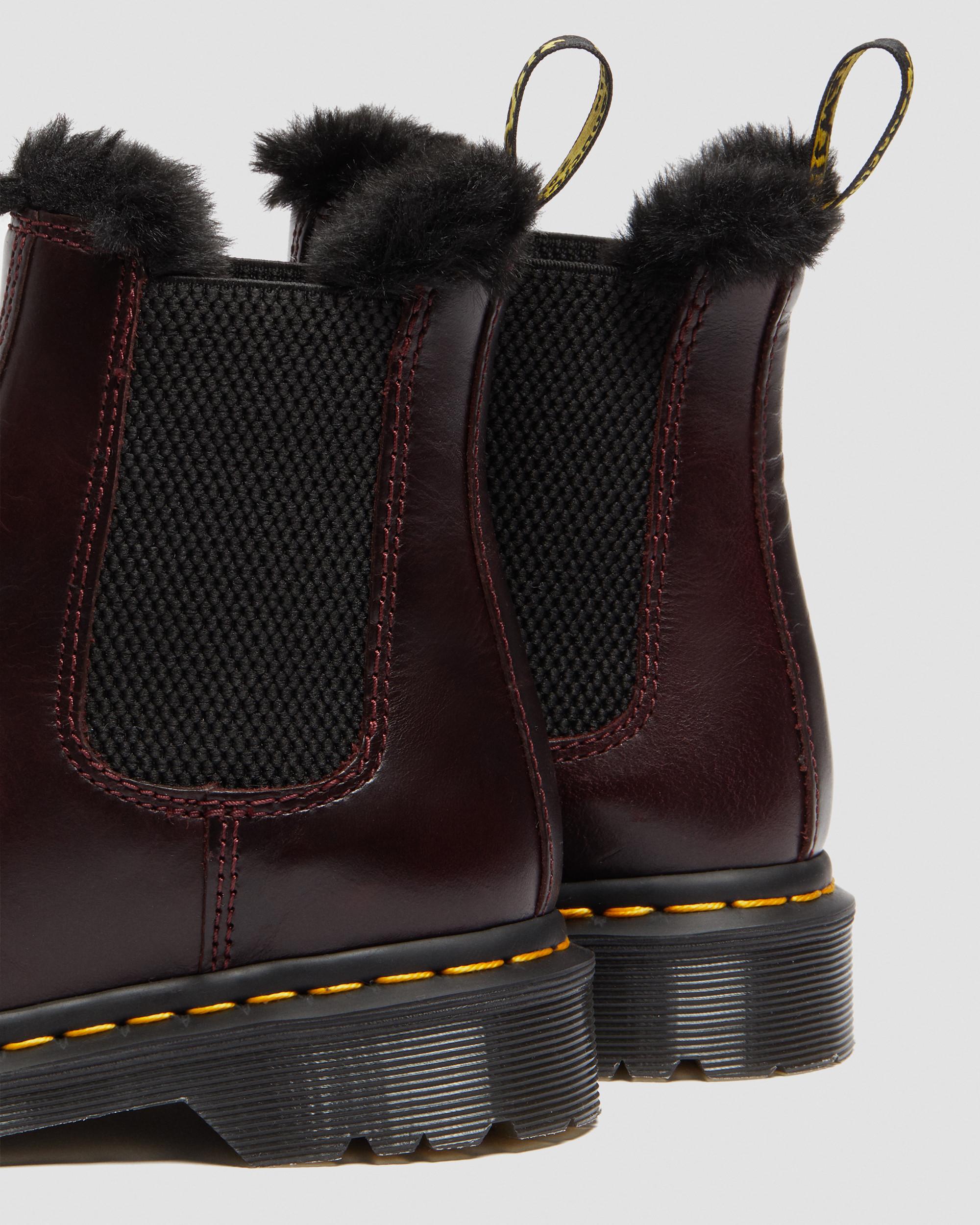 oxblood doc marten chelsea boots