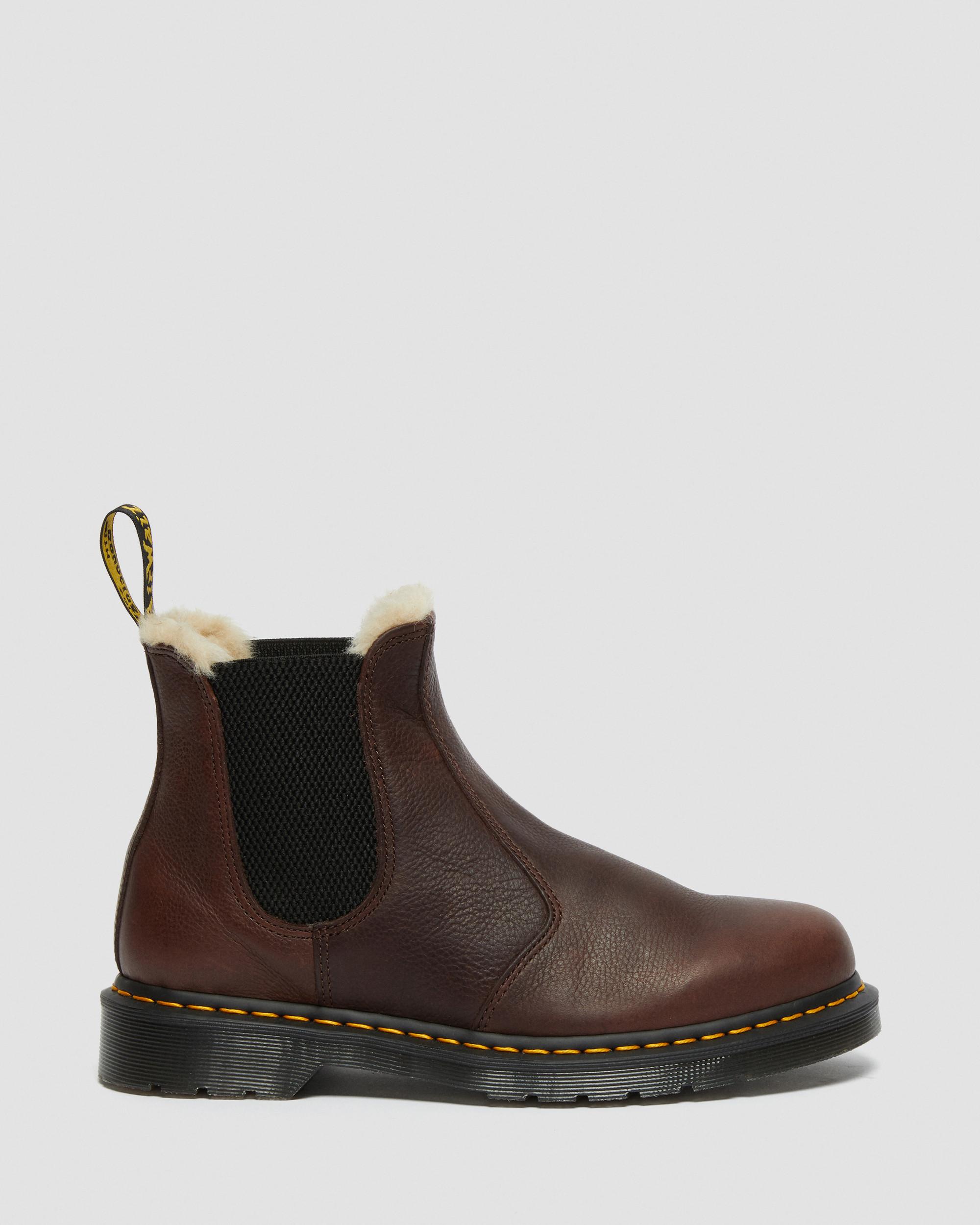 2976 Faux Fur Lined Chelsea Boots