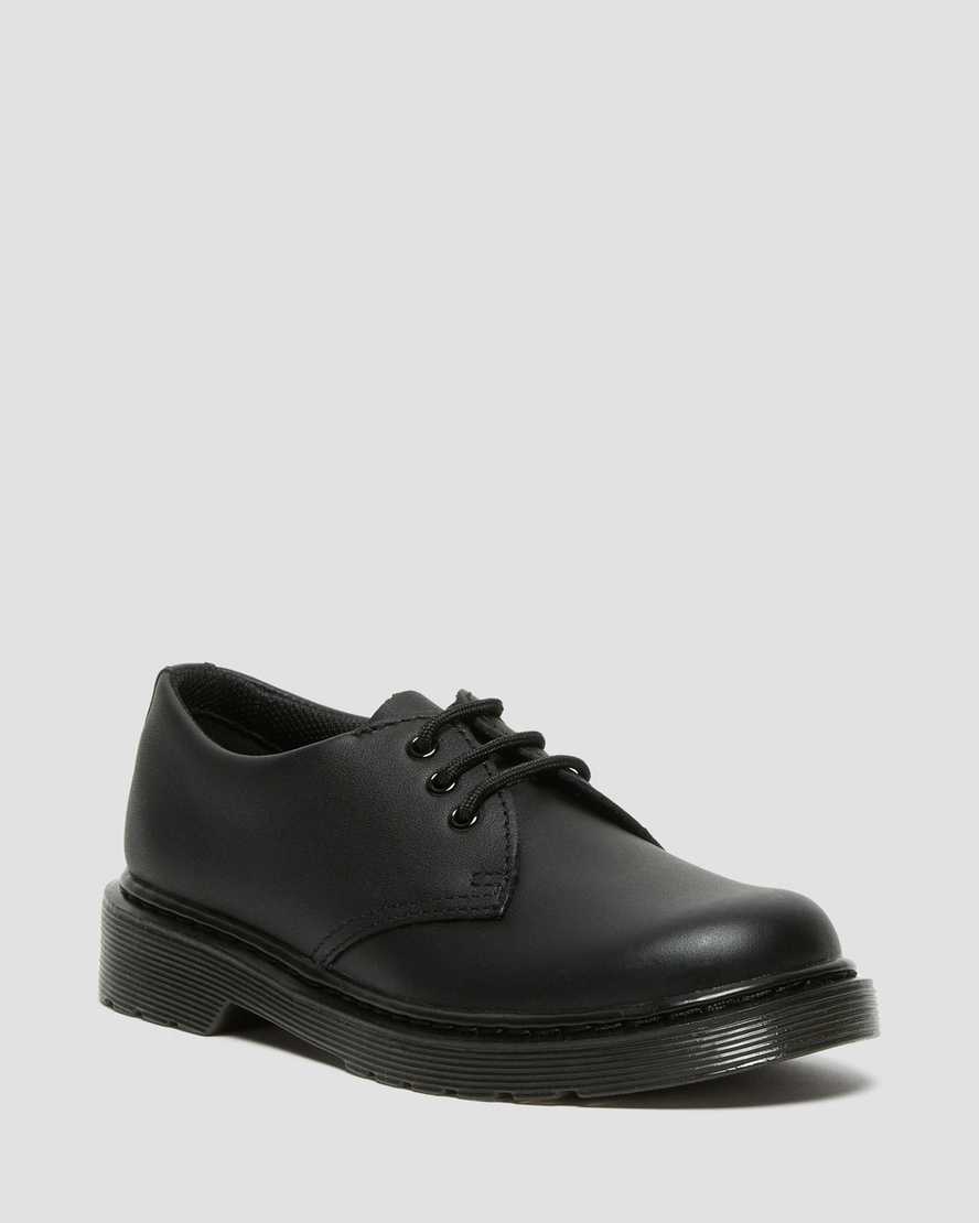 JUNIOR 1461 MONO SOFTY T LEATHER SHOES Dr. Martens