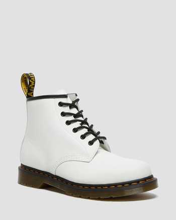 Boots basses 101 Yellow Stitch en cuir Smooth