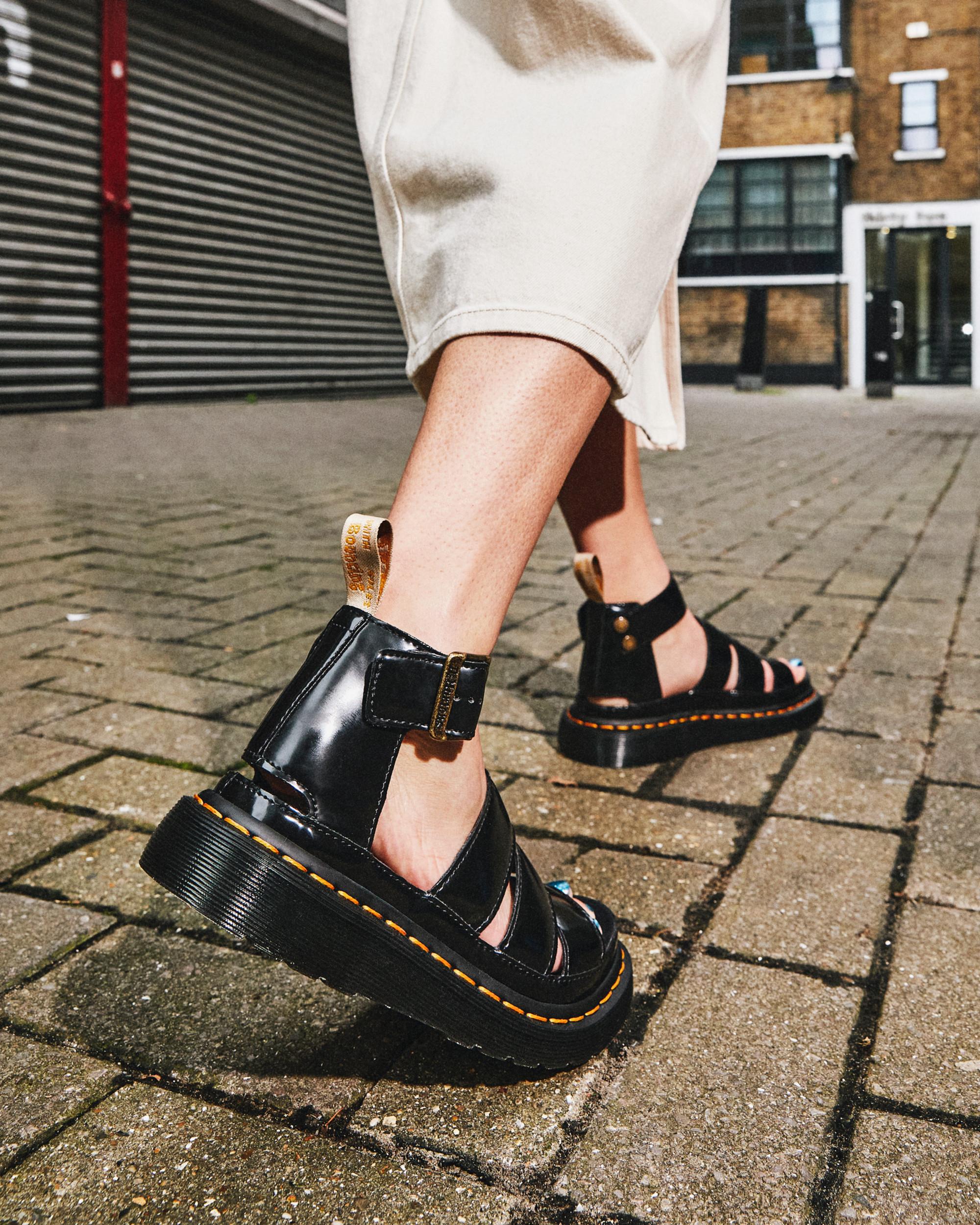 Vegan Clarissa II Women's Strap Sandals in BLACK | Dr. Martens™