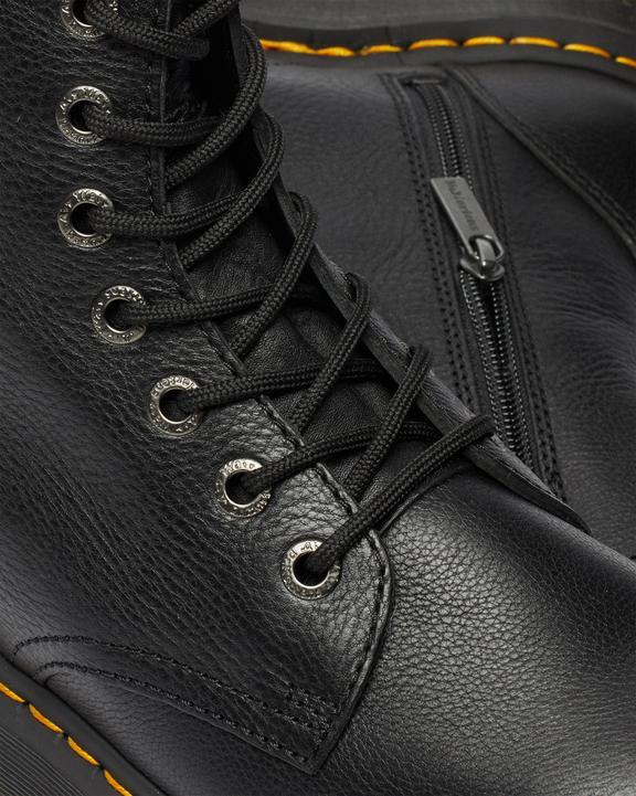 Jadon III Boot Pisa Leather Platforms in Black | Dr. Martens Jadon III Boot Pisa Leather Platforms in Black | Dr. Martens