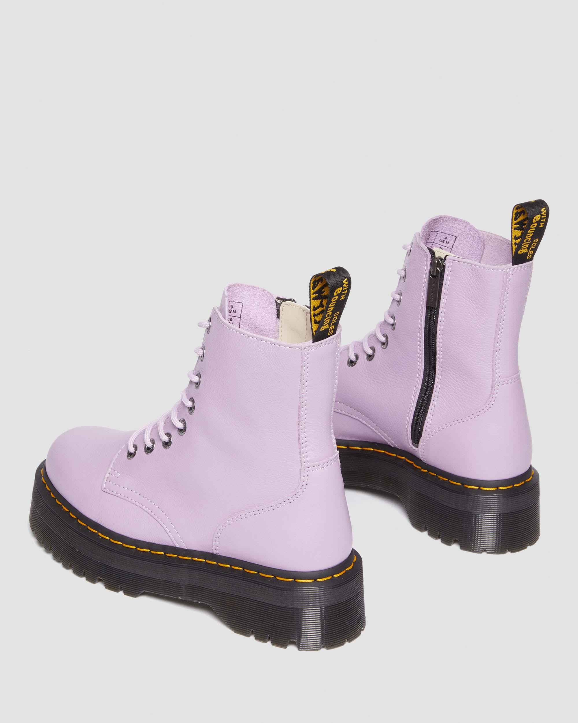 Shop Dr. Martens' Jadon Iii Boot Pisa Leather Platforms In Violett