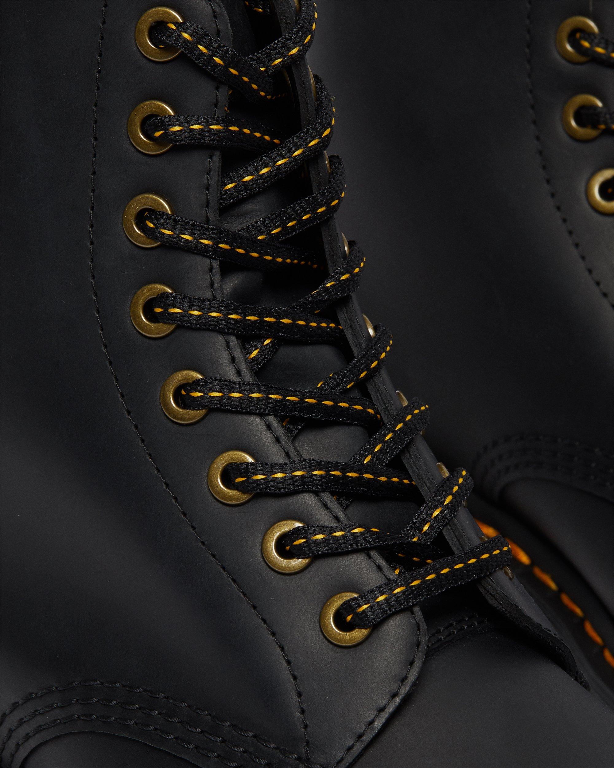 1460 Pascal Leather Lace Up Boots in BLACK | Dr. Martens™