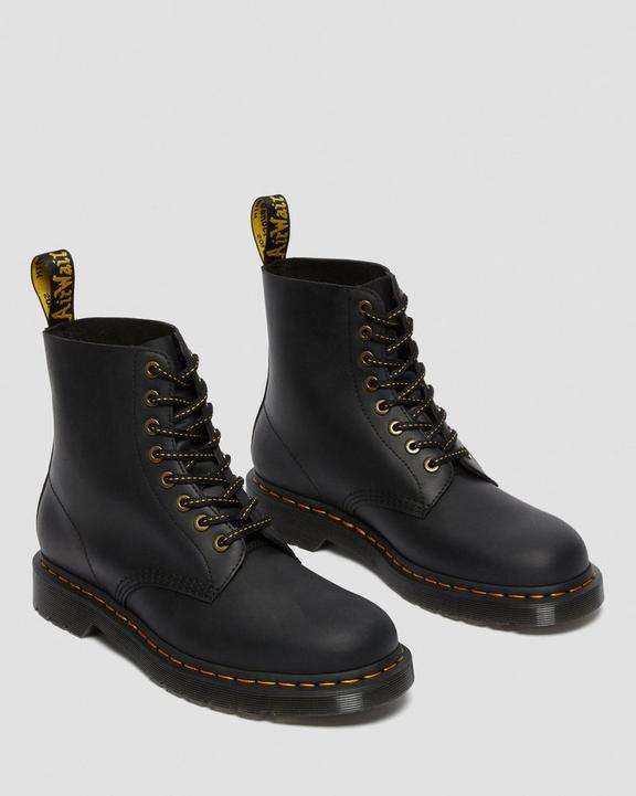 1460 Pascal Leather Lace Up Boots in Black | Dr. Martens 1460 Pascal Leather Lace Up Boots in Black | Dr. Martens