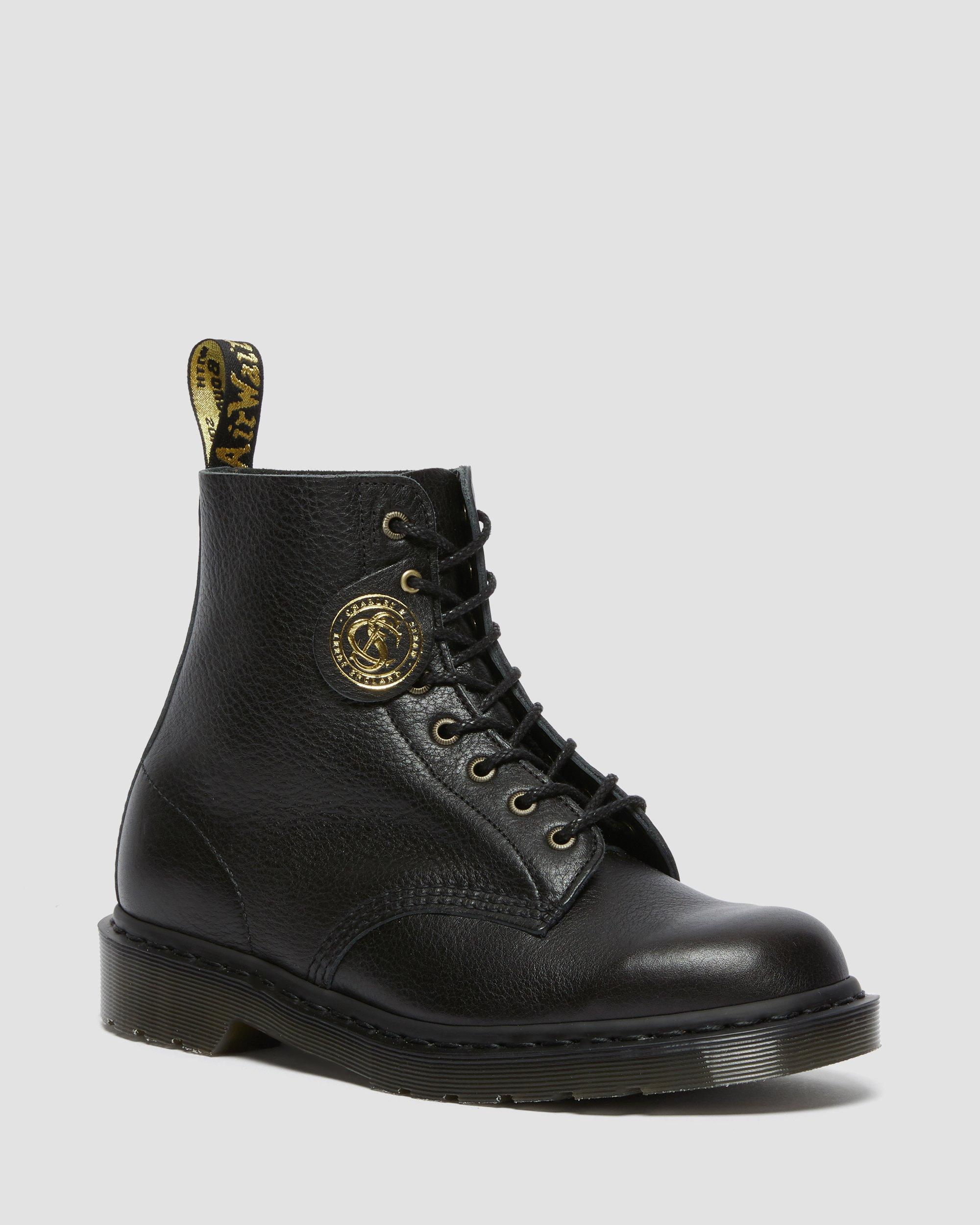 1460 Pascal Full Grain Leather Lace Up Boots in BLACK | Dr. Martens™