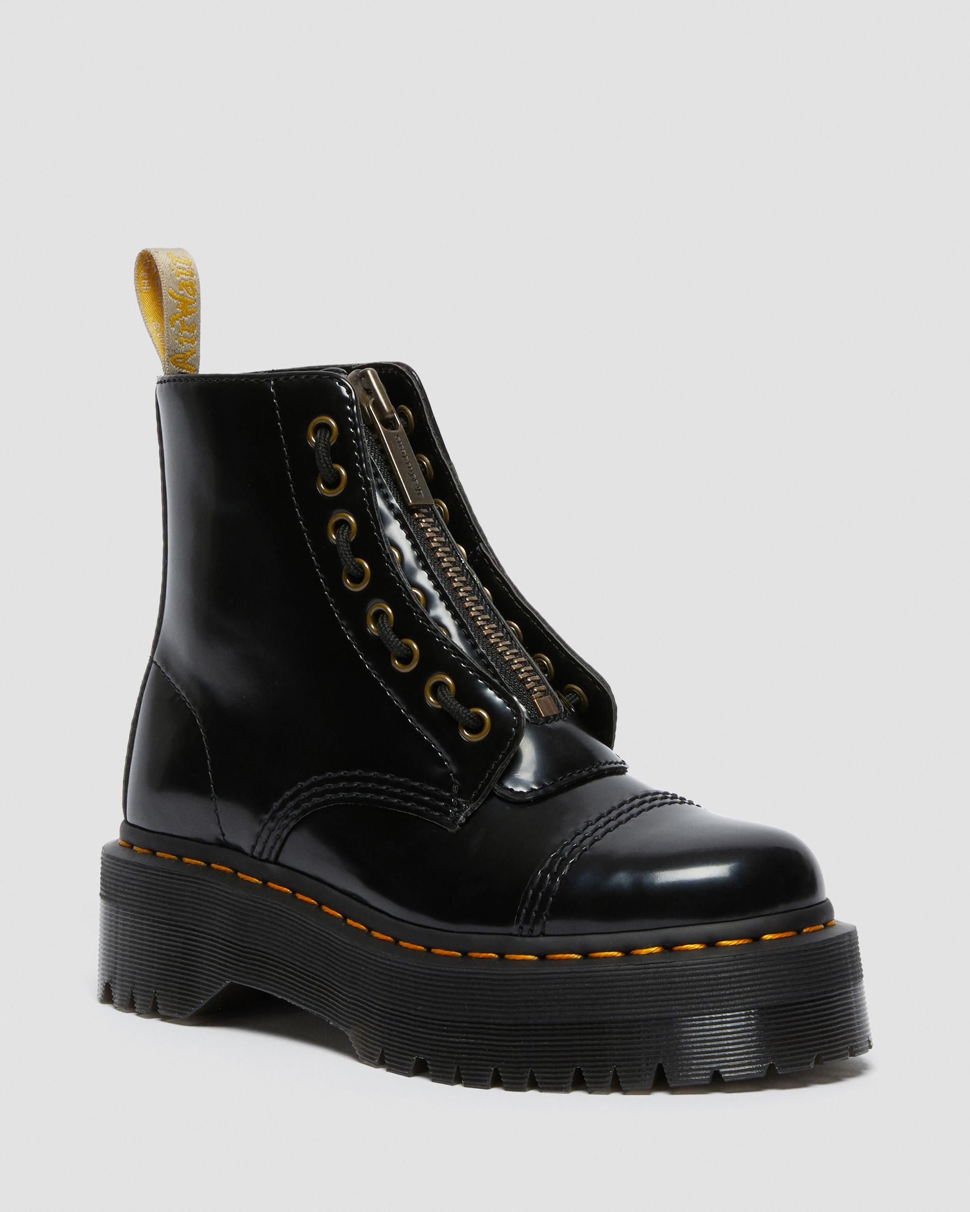 Vegan Sinclair Platform Boots in Black | Dr. Martens