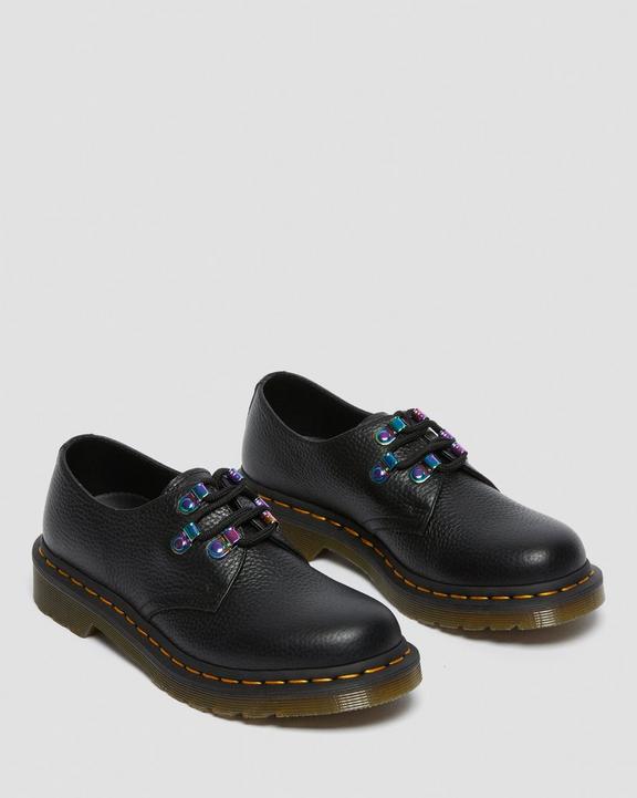 https://i1.adis.ws/i/drmartens/26414001.88.jpg?$large$1461 Iridescent Hardware Leather Lace Up Shoes Dr. Martens