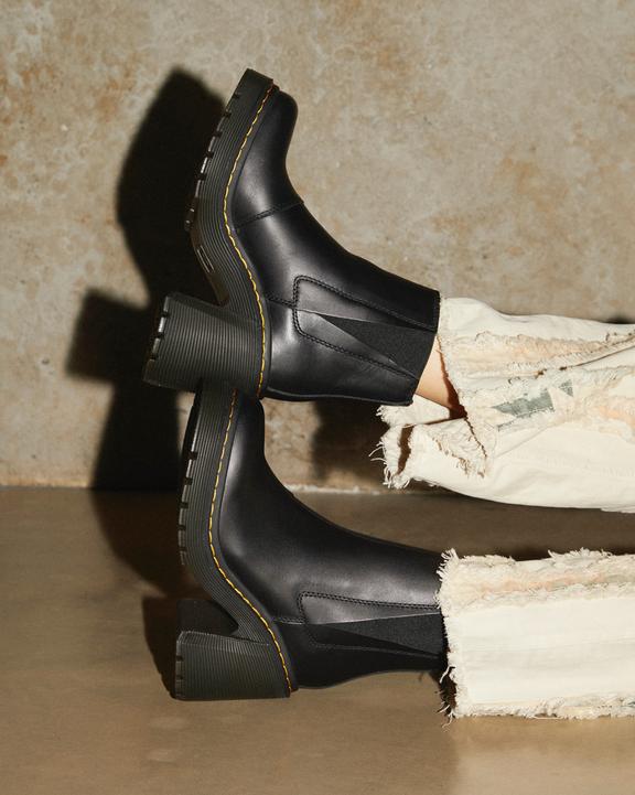 Spence Leather Flared Heel Chelsea BootsSpence Leather Flared Heel Chelsea Boots Dr. Martens