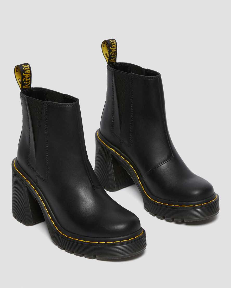 Spence Leather Flared Heel Chelsea BootsSpence Leather Flared Heel Chelsea Boots  Dr. Martens